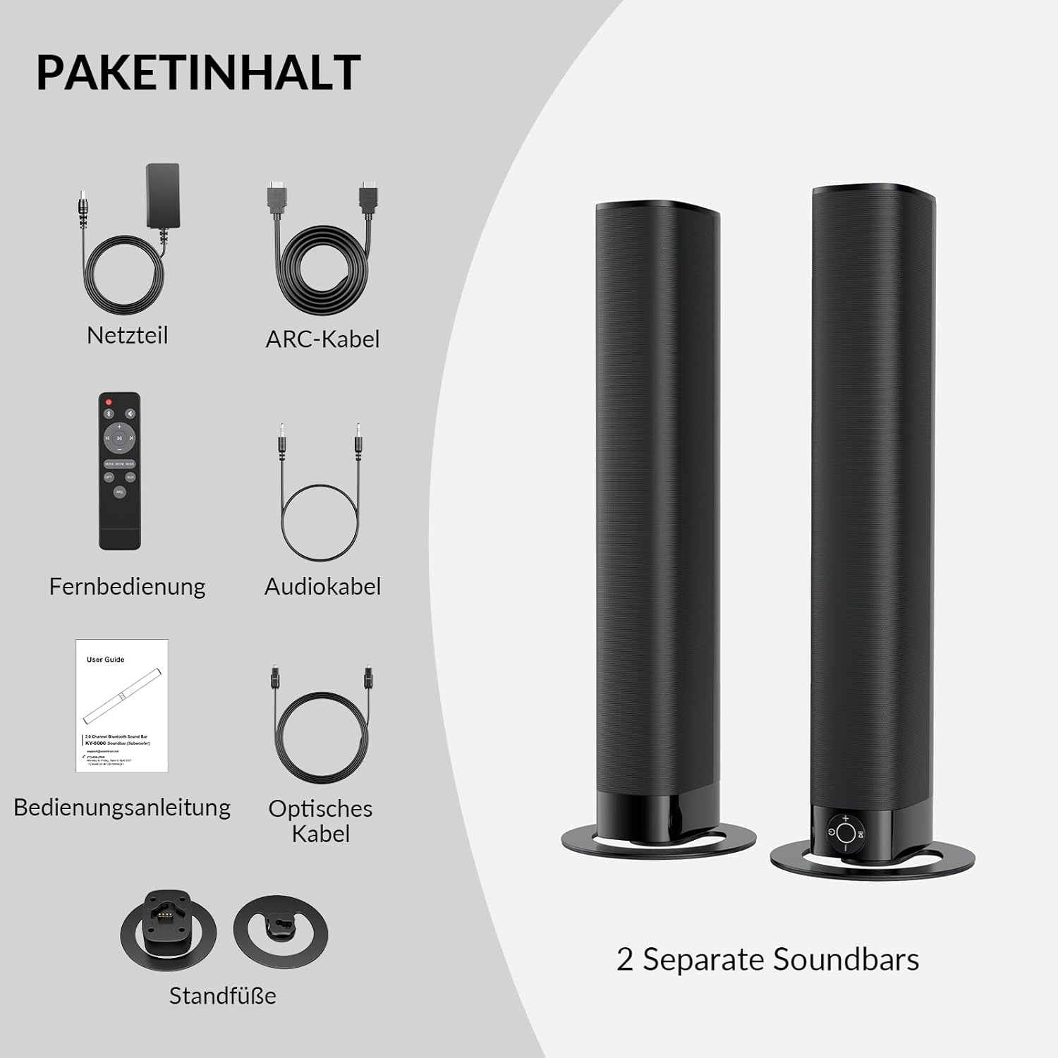 Thumbnail 6 de GarageRock Soundbar 2-in-1 mit Bluetooth 5.3 ⚡