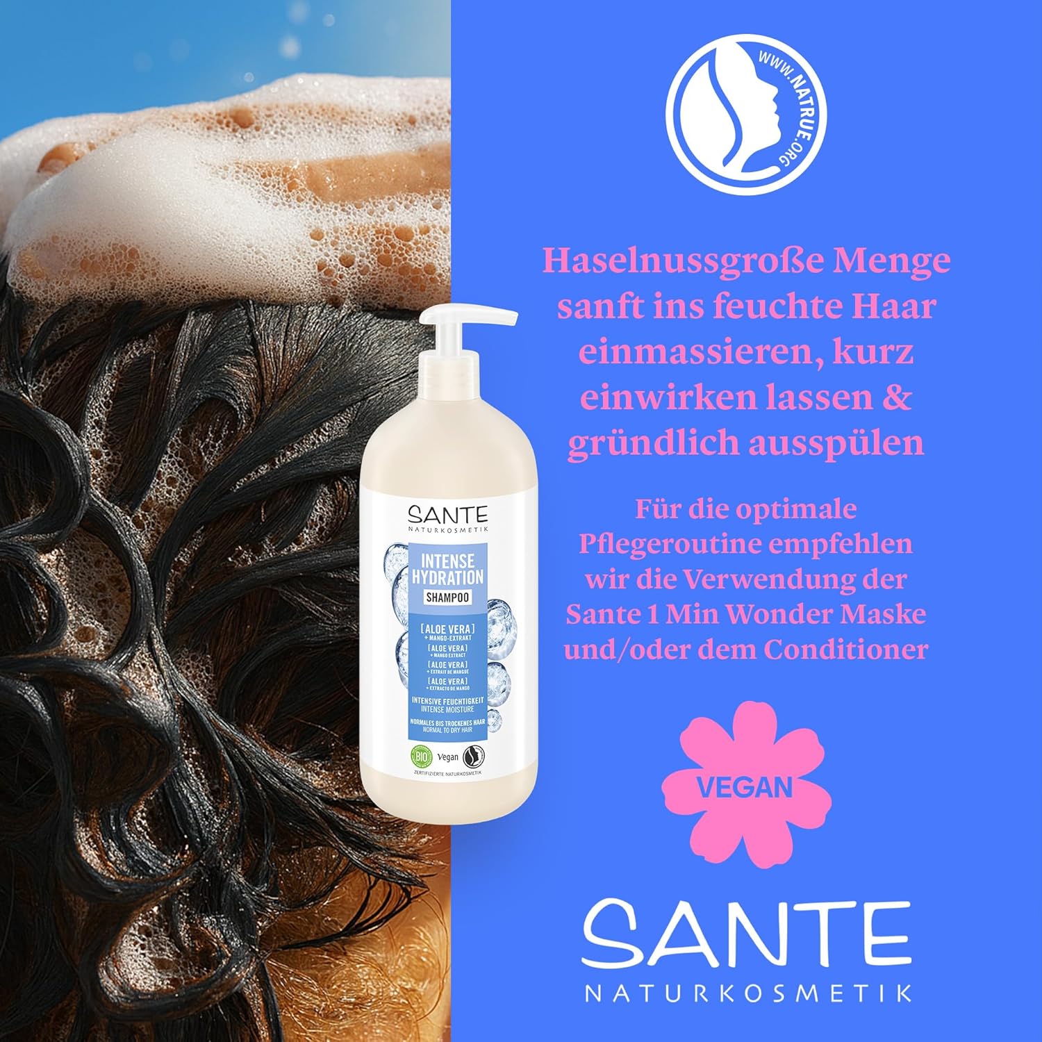 Detalle 2 de SANTE Intense Hydration Shampoo 950 ml