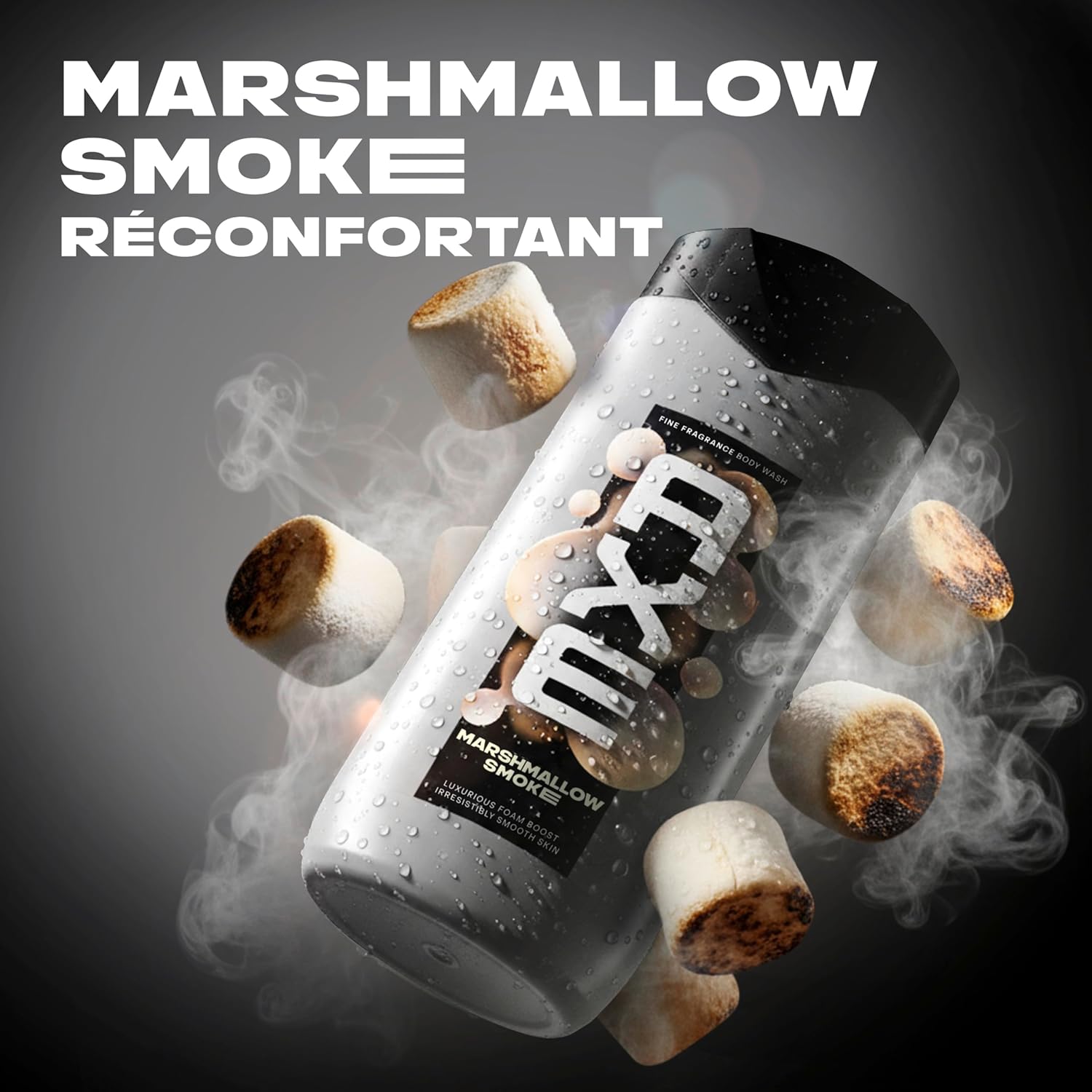 Detalle 2 de AXE Gel Douche Homme Ultime Marshmallow – Lot de 2 x 225 ml