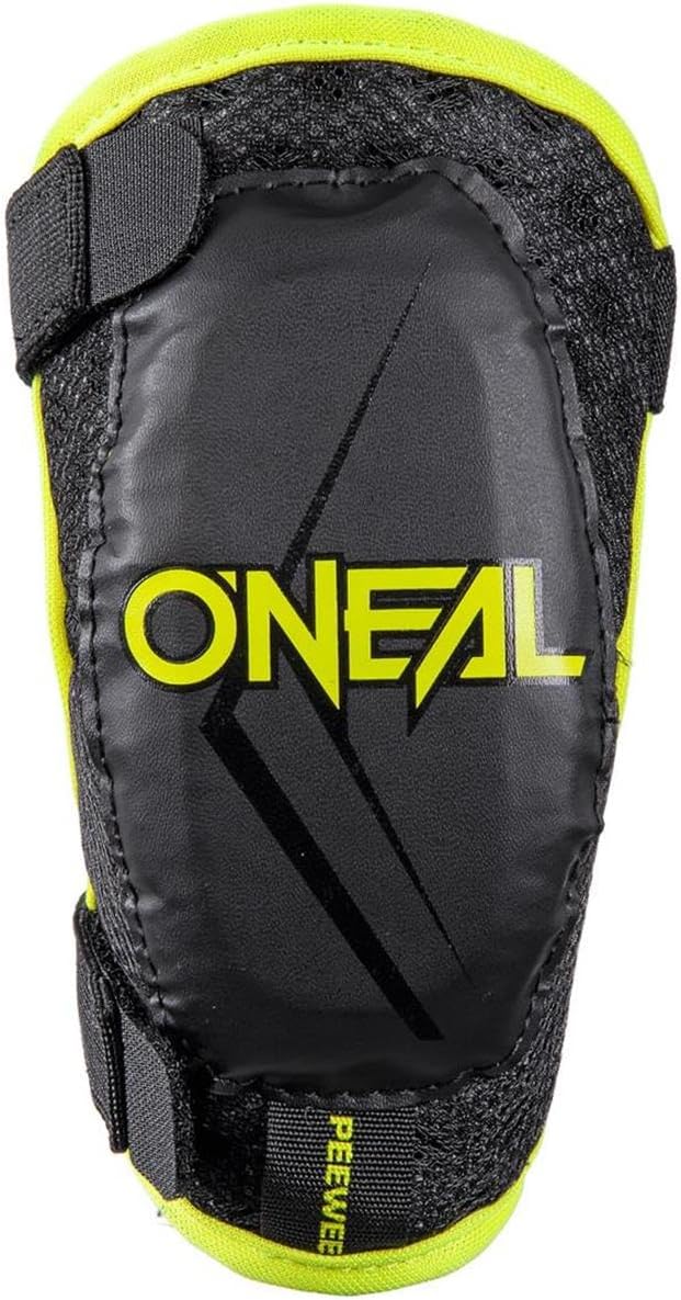 Thumbnail 3 de O'NEAL Pee Wee armbågsskydd för barn, justerbara remmar, svart/neongul