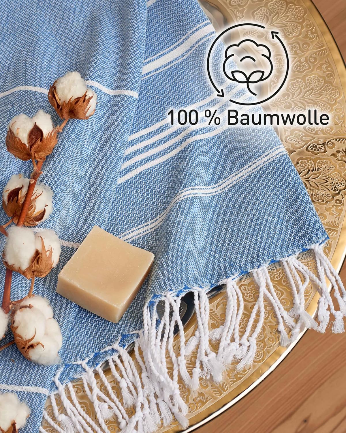 Thumbnail 4 de Hammamtuch 100x200 cm für Strand & Sauna