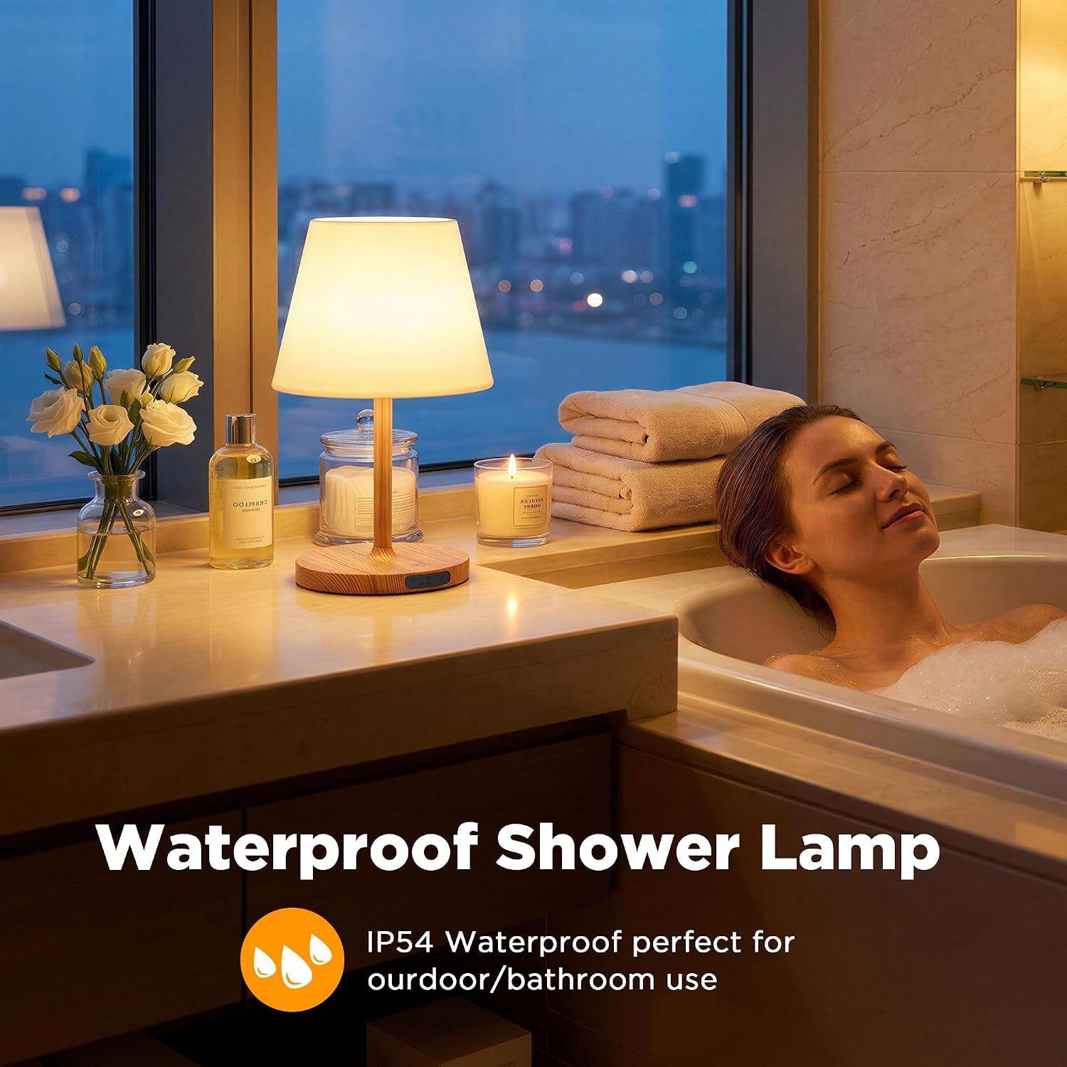 Detalle de LUTEC Cordless Table Lamp 6000mAh
