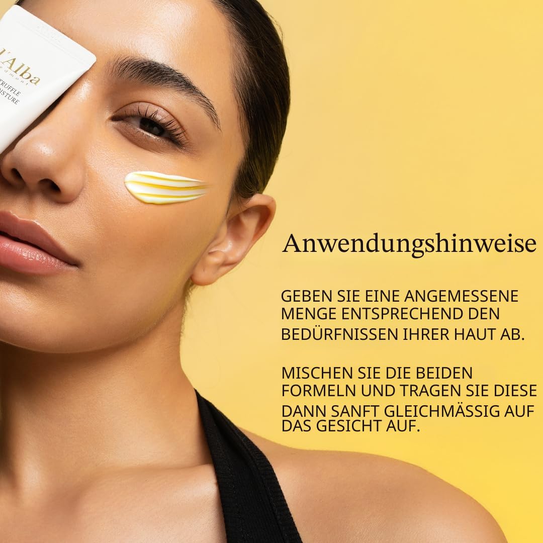 Thumbnail 6 de d'alba Italian weiß Truffle Double Serum & Cream: anpassbare 2-in-1 Doppelcreme (60 ml) für Elastizität, Glanz und Pflege