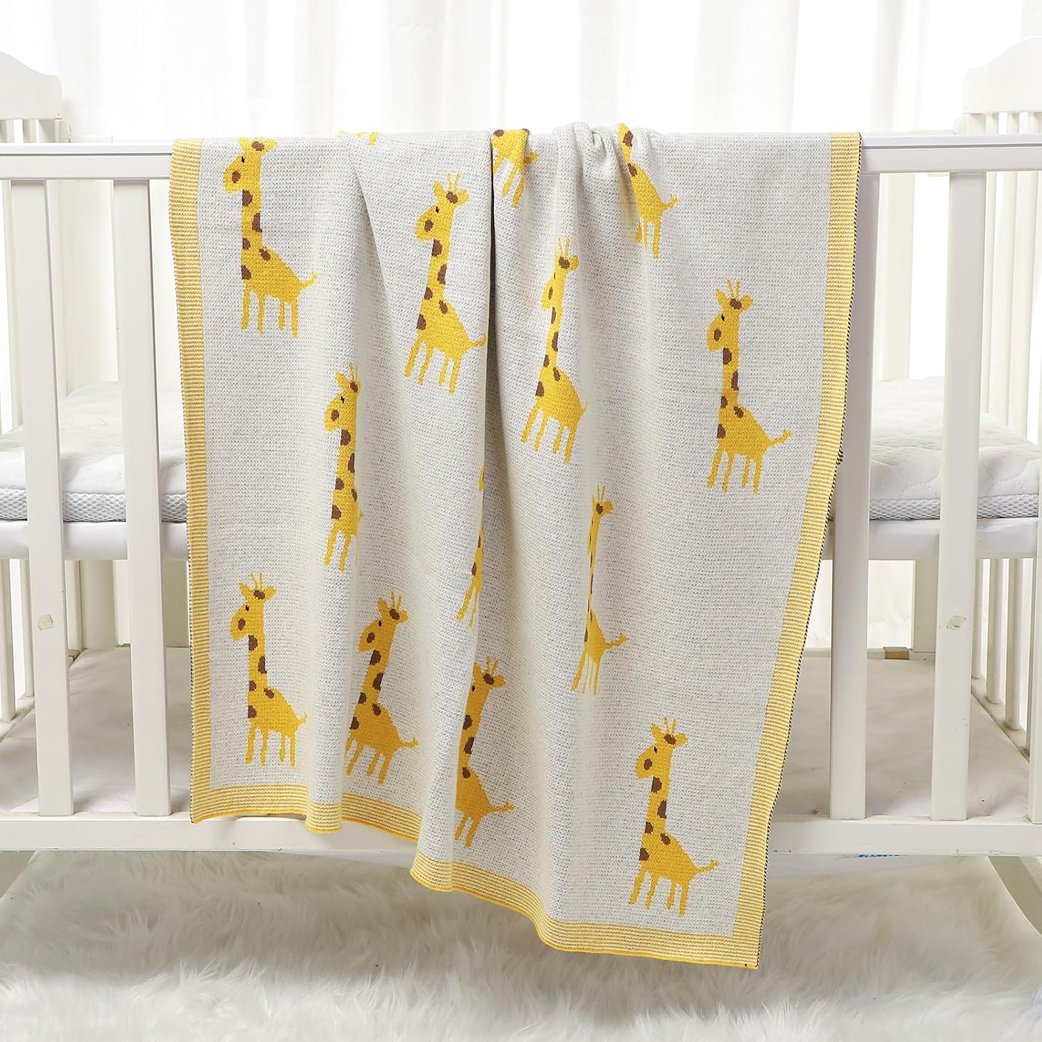 Detalle 2 de mimixiong Organic Cotton Baby Blanket 80x100cm