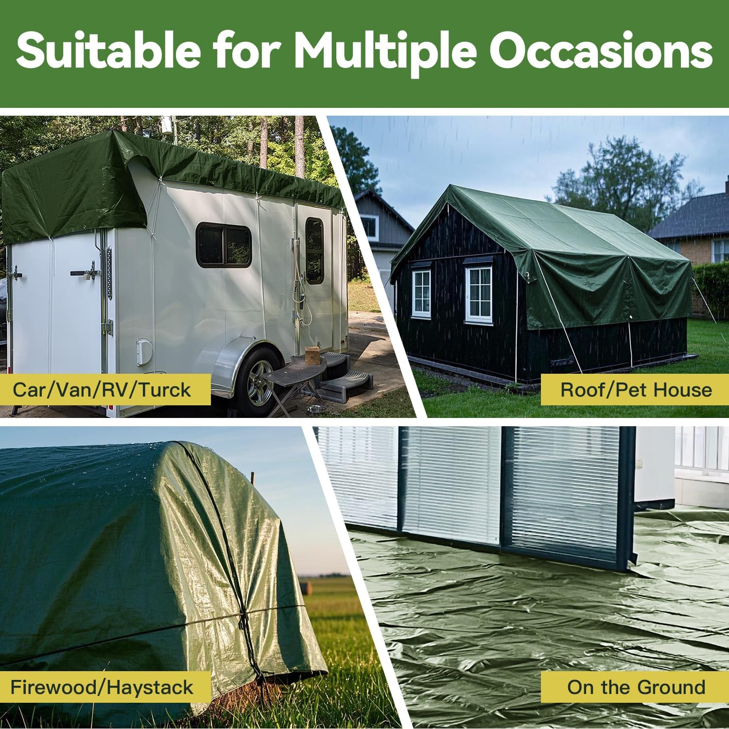 Thumbnail 6 de COVALL tarp 4m x 5m UV tear resistant