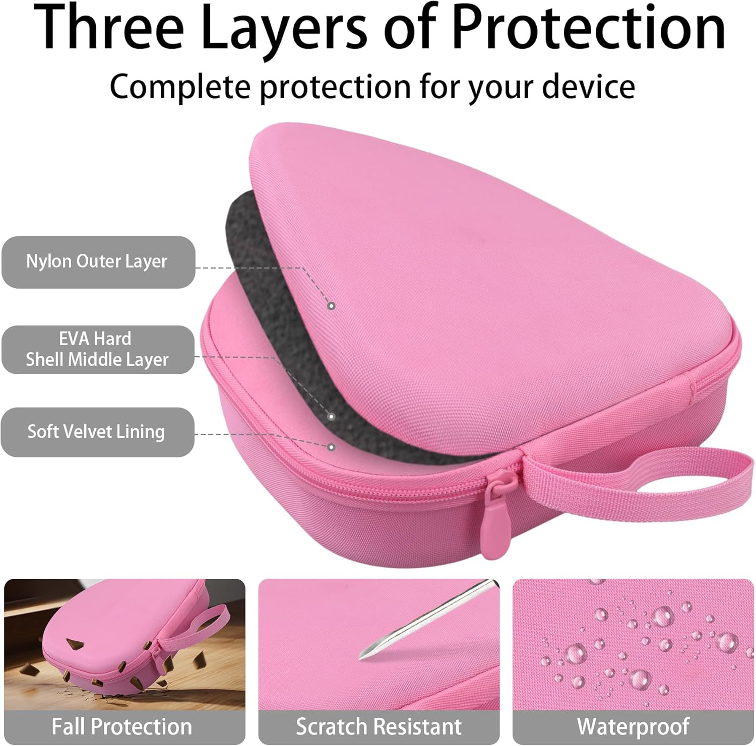 Thumbnail 6 de co2CREA Hard Storage Case for Bose QuietComfort Headphones (Various Generations) – Protective Travel Case