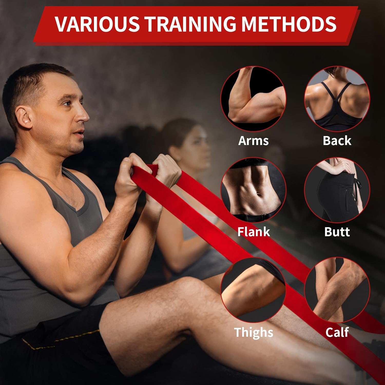 Thumbnail 2 de AUVIM Widerstandsbänder Set 3 Stufen 🏋