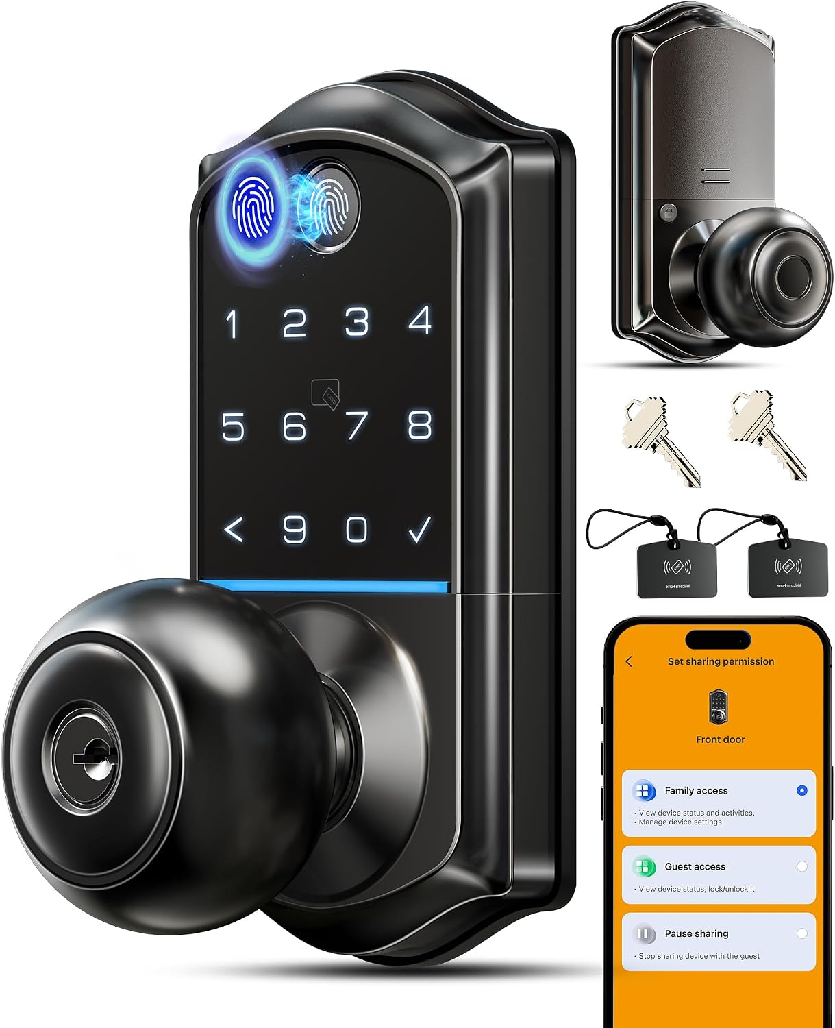 Detalle de Veise Smart Door Knob Lock VE018