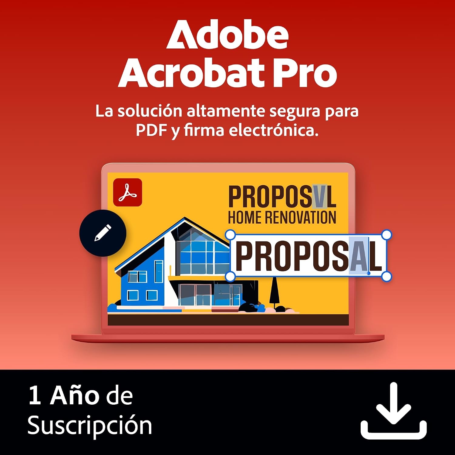 Adobe Acrobat Pro 1 Año 💻 Descarga Digital para PC/Mac