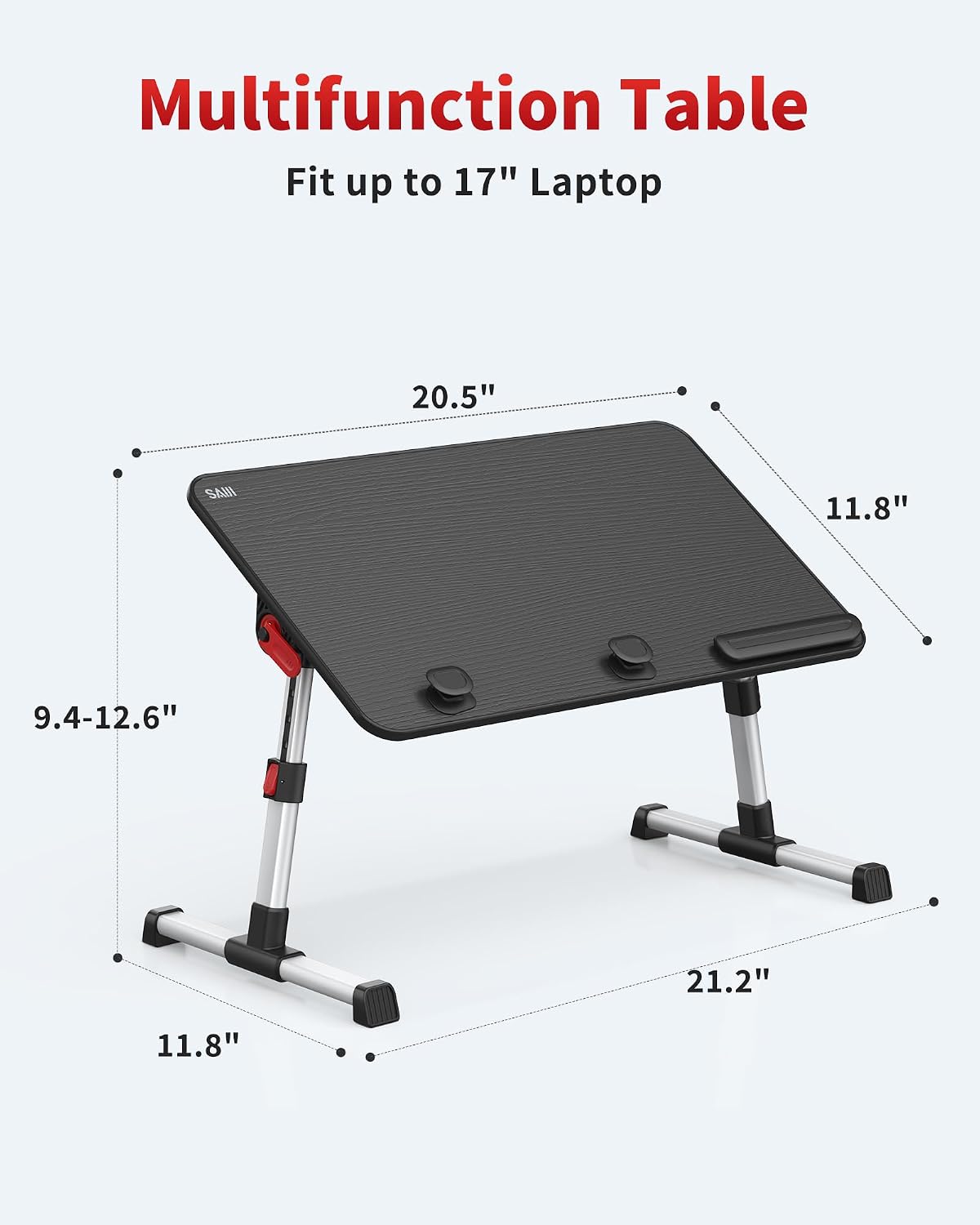 Thumbnail 6 de SAIJI Laptop-Schreibtisch mit 5 Höhen