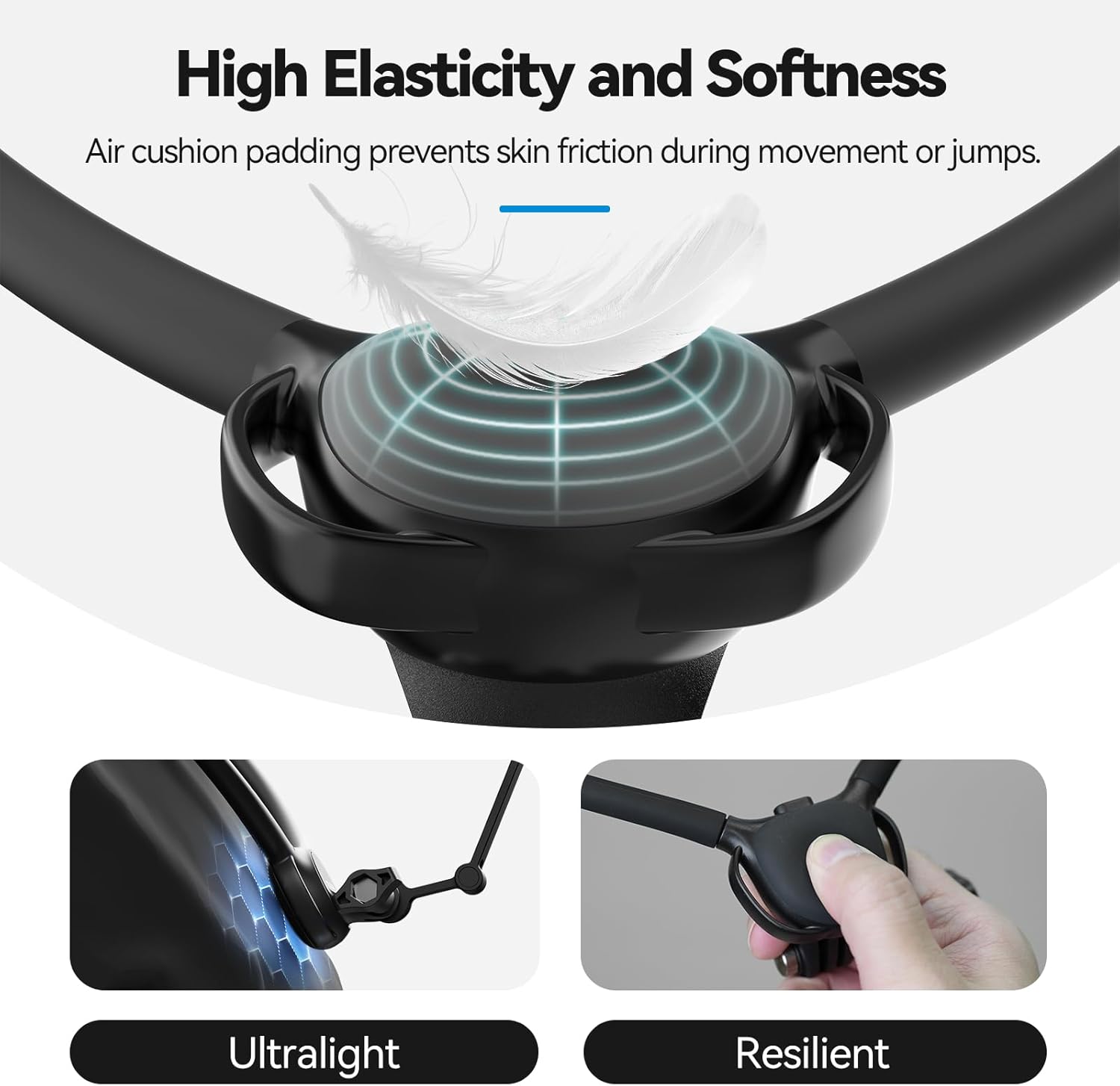 Detalle 2 de TELESIN SE 2.0: supporto per collo magnetico per iPhone, Android e action cam – stabilità e versatilità in POV