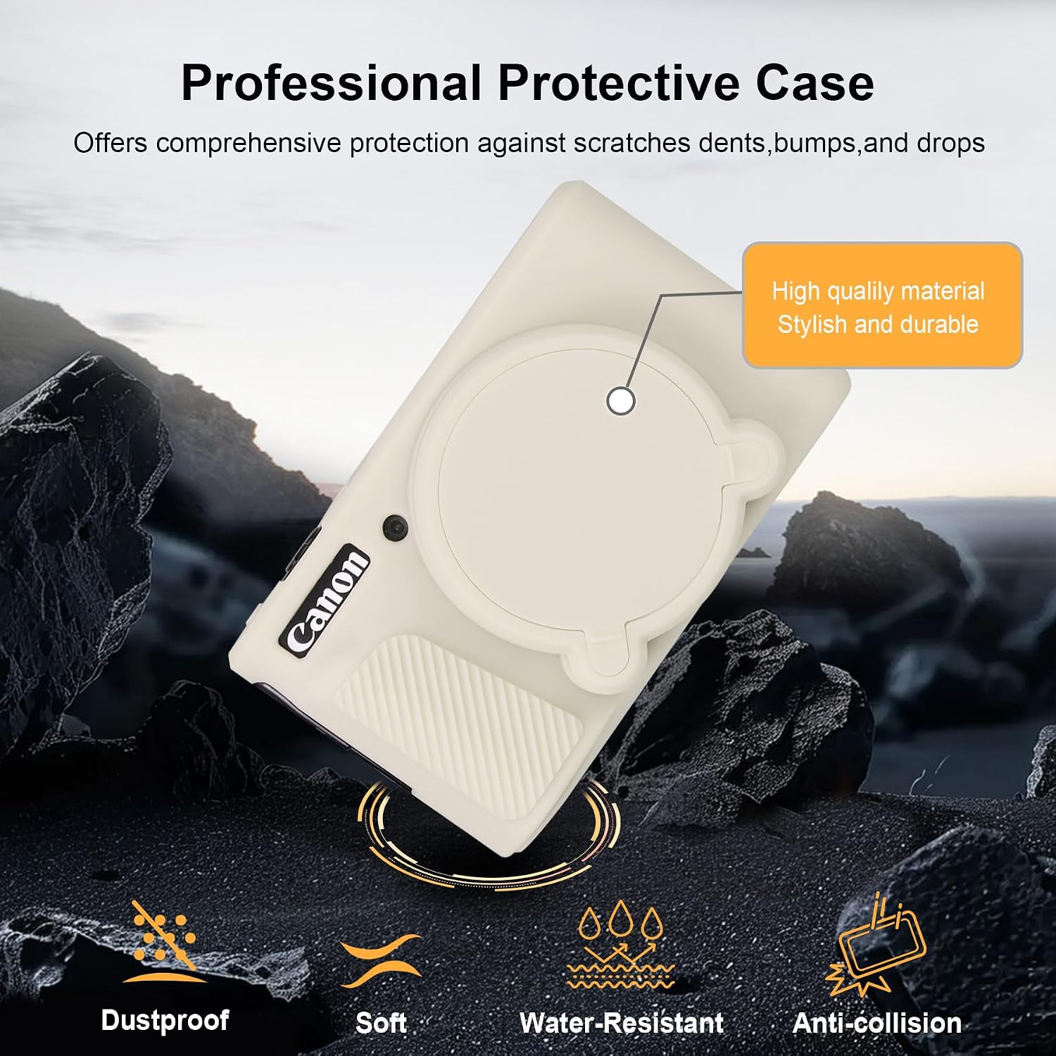 Detalle 2 de RAIALL SX740 silicone camera case