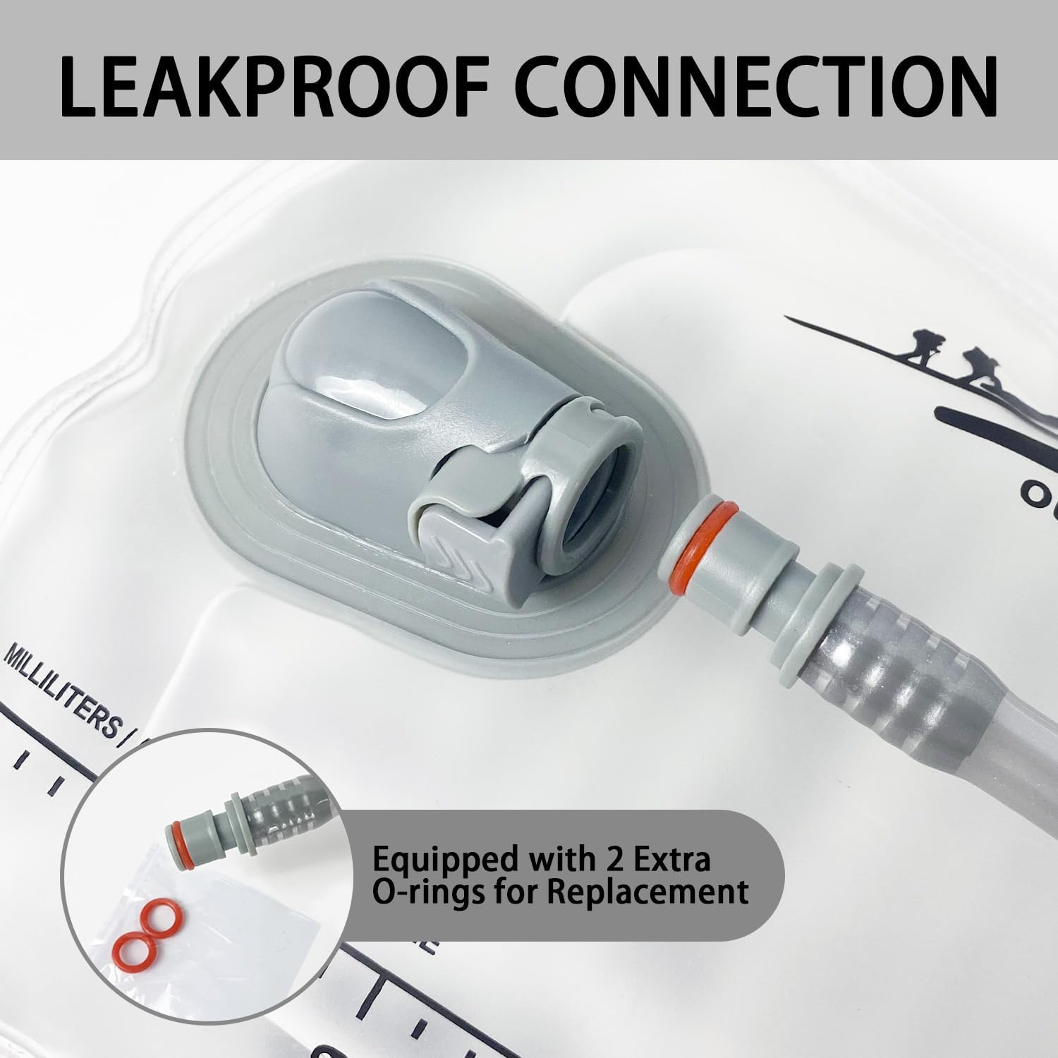 Thumbnail 6 de DNFUN Laufweste mit 1,5-L-Trinkflasche – verstellbare Trinkweste fürs Joggen & Outdoor-Sport