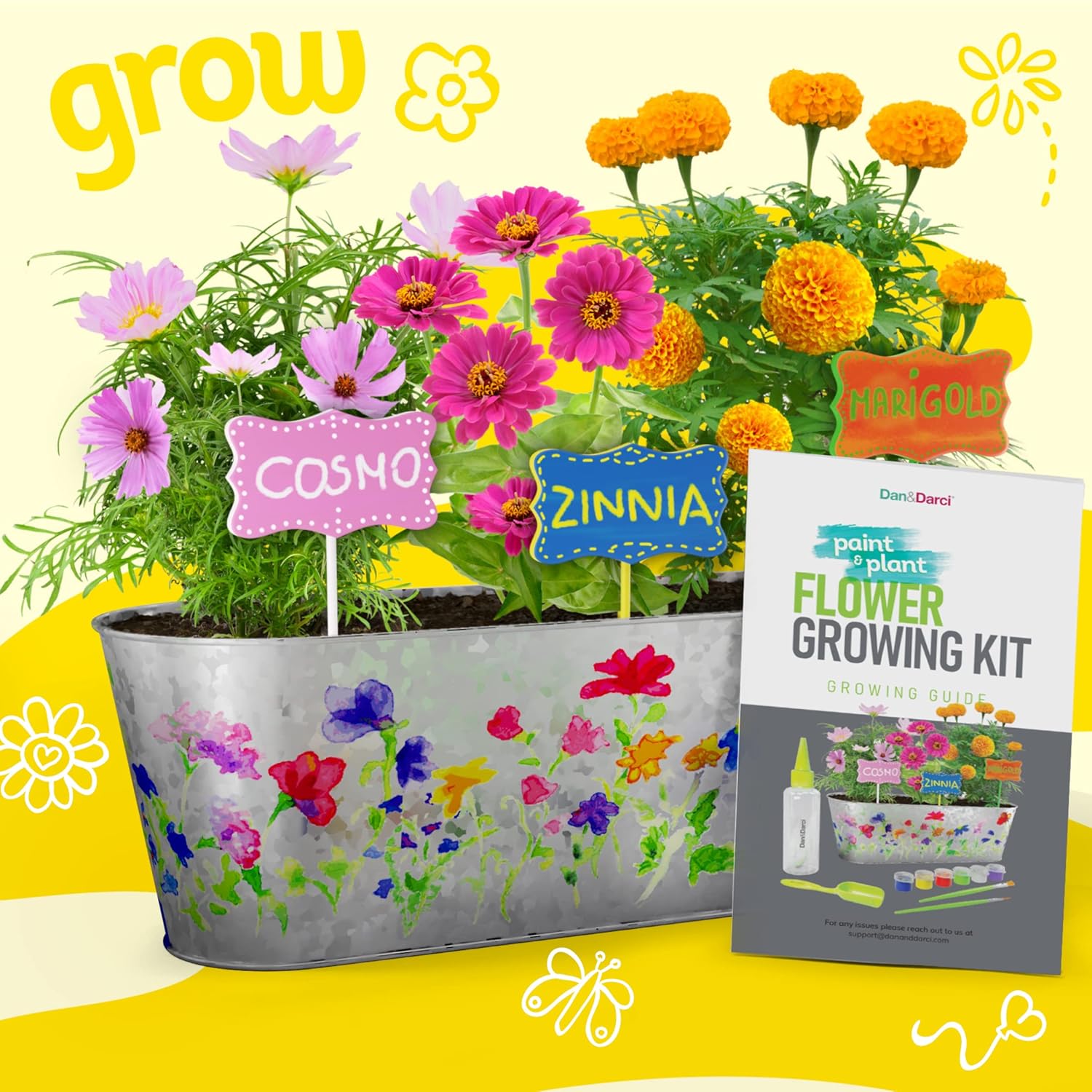 Thumbnail 4 de Dan&Darci Paint & Plant Flower Kit