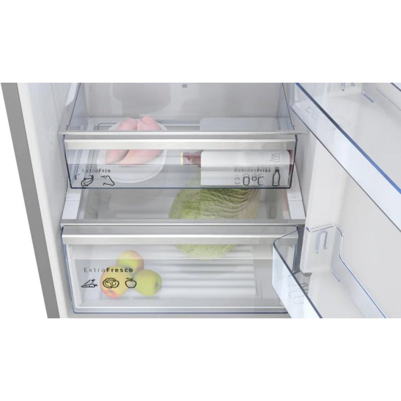 Detalle de Frigorífico combi Balay 3KFD855BI No Frost de 203 cm y 363 L, integrable