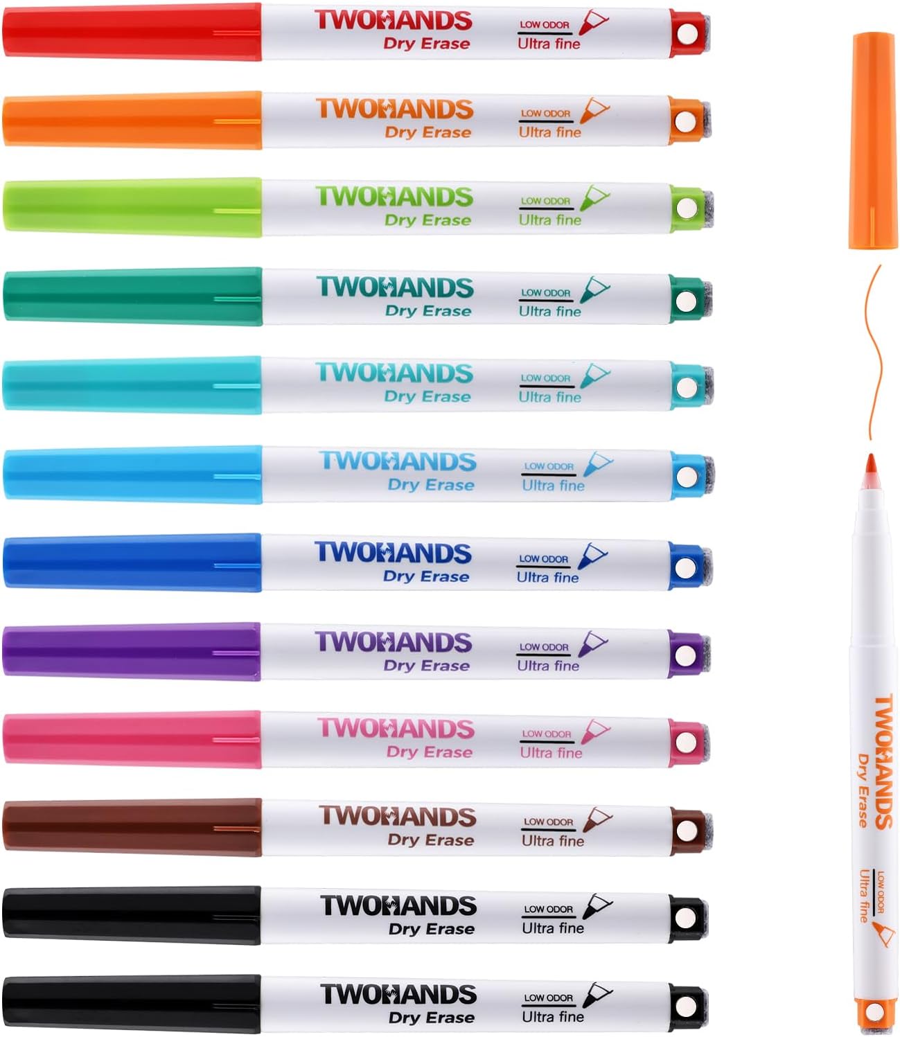 Detalle de TWOHANDS Dry Erase Markers 0.7mm