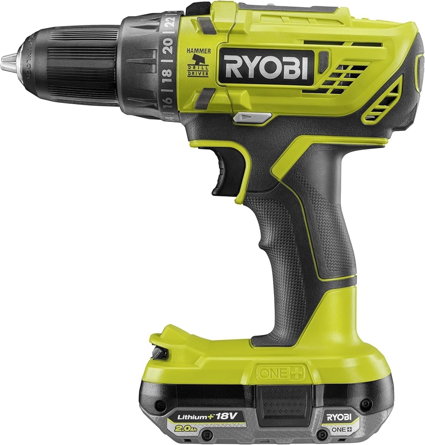 Detalle de Ryobi R18PD32-1C20G trapano 18V ðŸ›