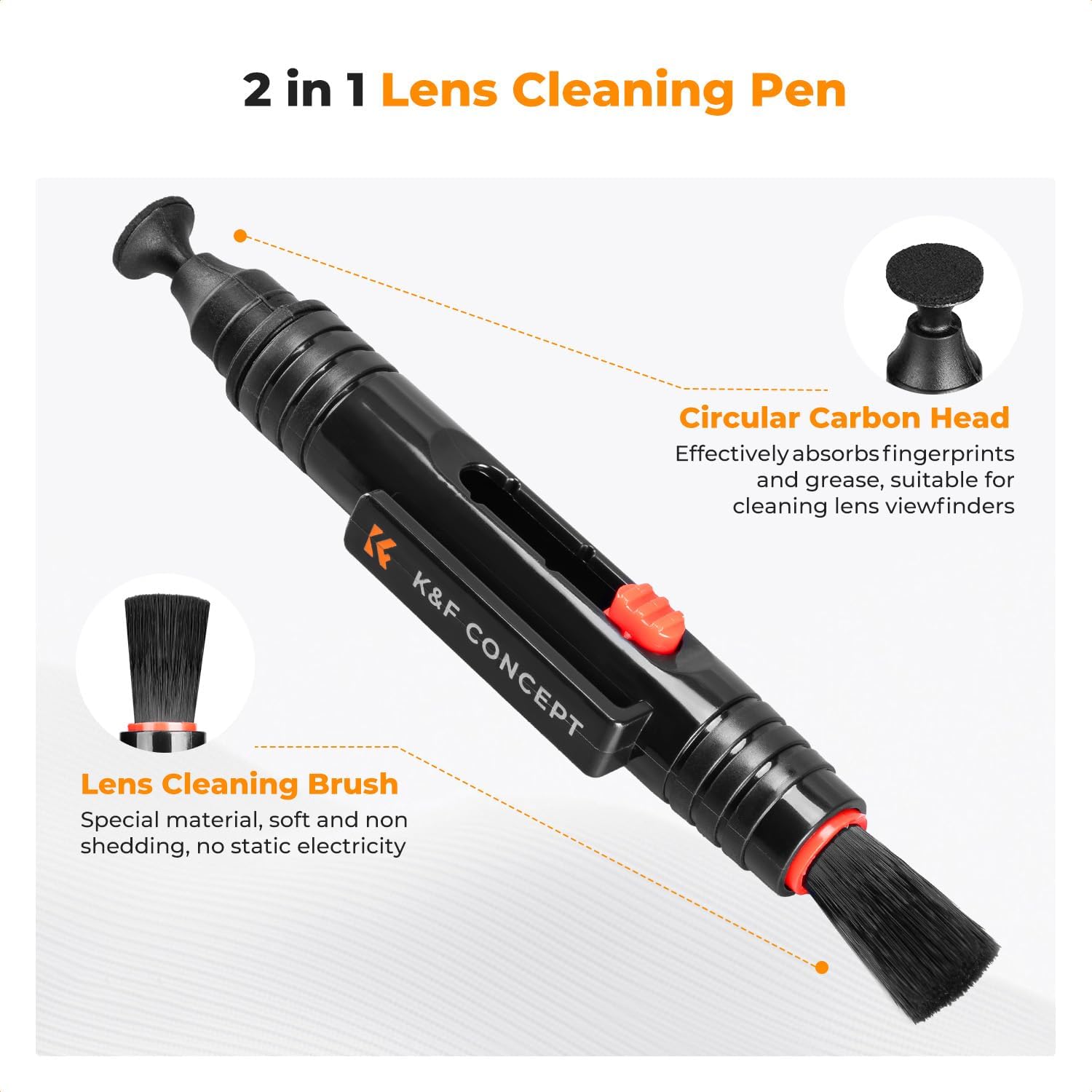 Detalle de K&F CONCEPT 4-in-1 Camera Cleaning Kit review: practical essentials for lens care