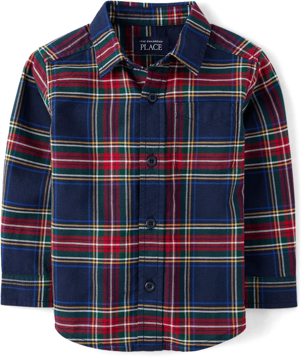 Detalle de The Children's Place Poplin Button-Down Shirt for Baby Boys and Toddlers