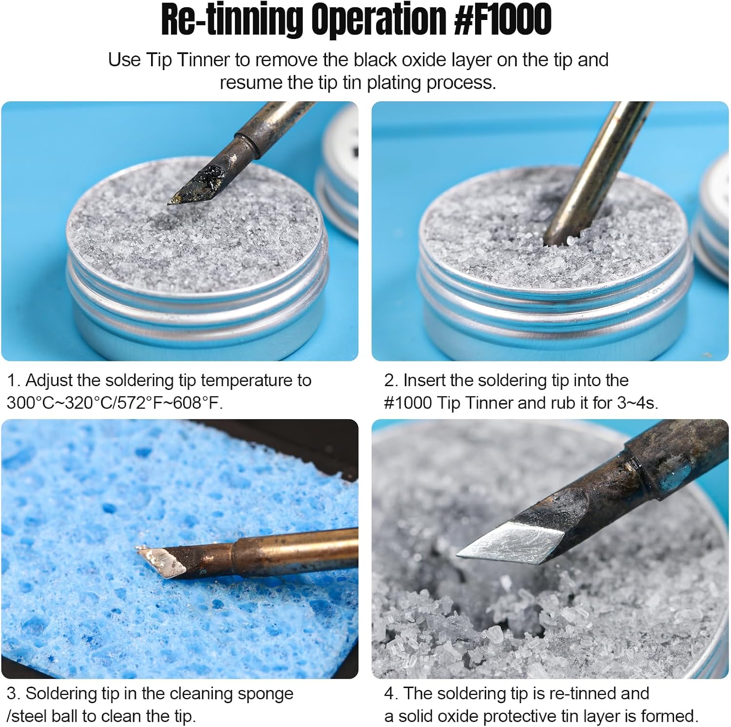 Thumbnail 2 de BEEYUIHF Soldering Tip Cleaning Kit