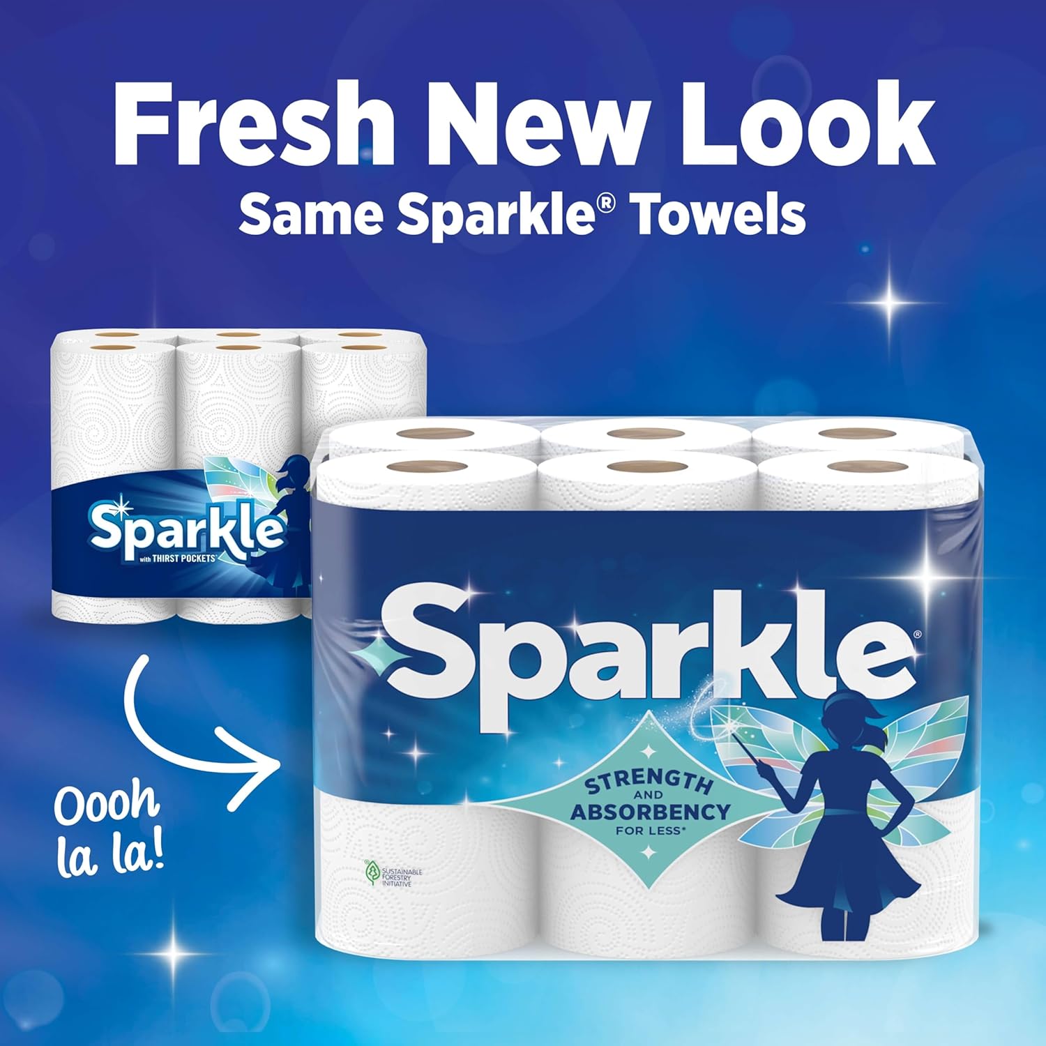 Detalle 2 de Sparkle Paper Towels 24 Double Rolls