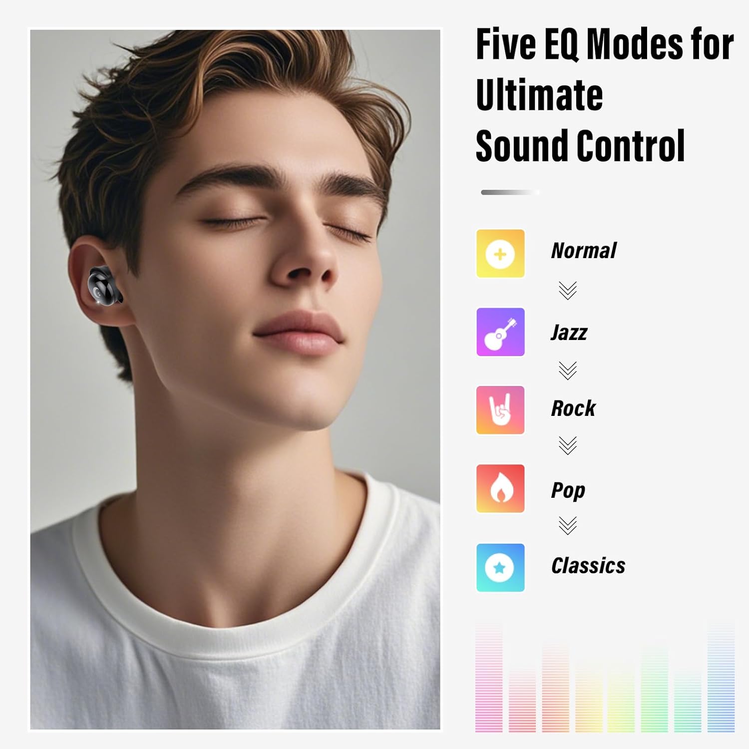 Thumbnail 6 de Wireless Earbuds with Smart Touch Screen: L8 Pro Sleep Edition
