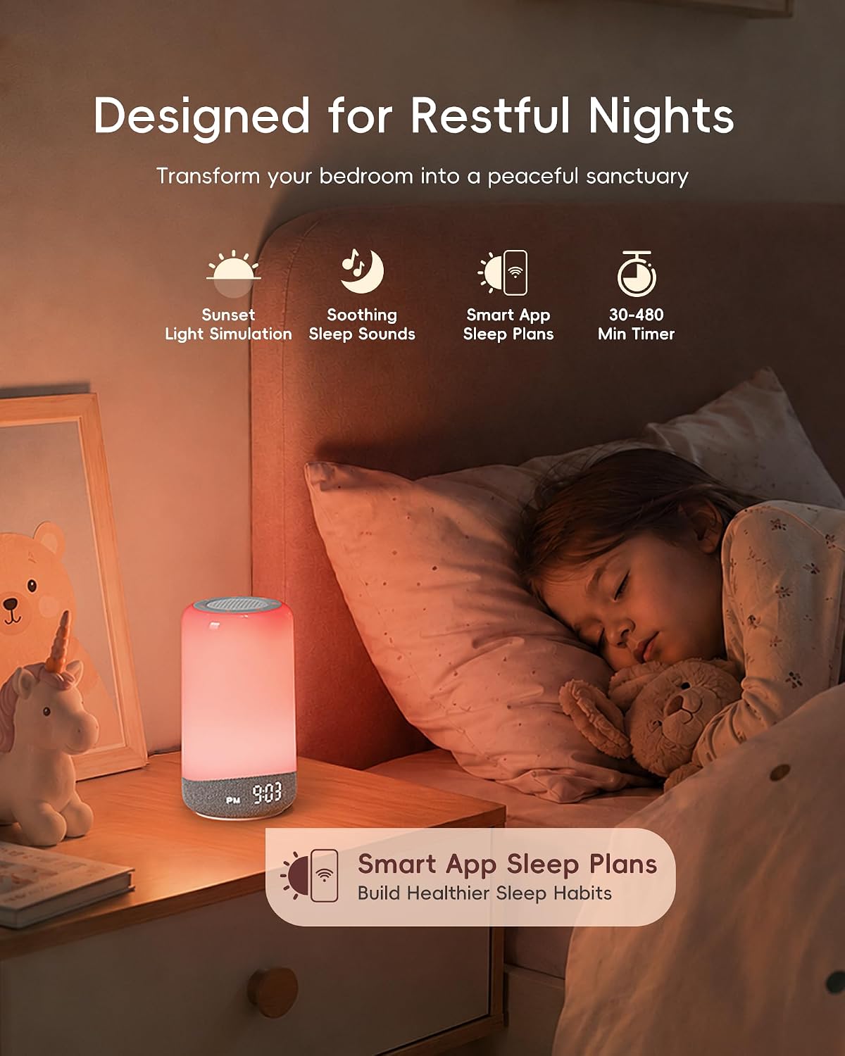 Thumbnail 3 de ecozy 3-in-1 Sunrise Alarm Clock
