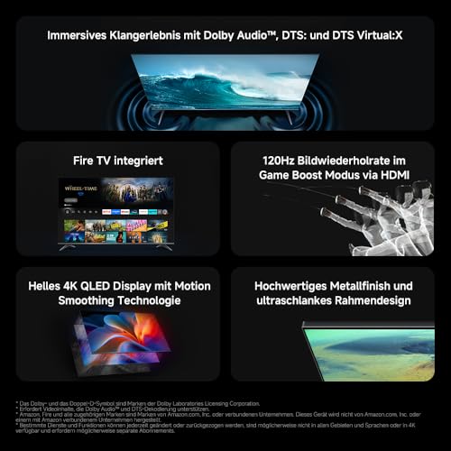 Detalle 2 de Xiaomi TV F Pro 75 (190 cm) – QLED 4K mit Fire TV OS8