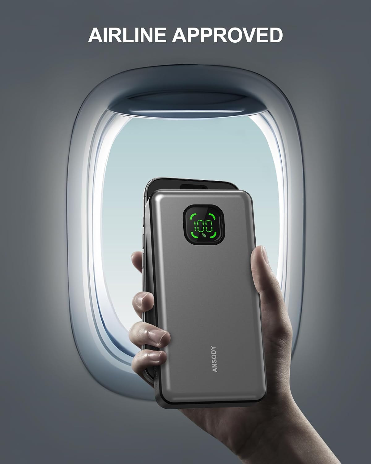 Detalle 2 de ANSODY 65W Power Bank 25000mAh: A solid portable charger for daily needs and travel