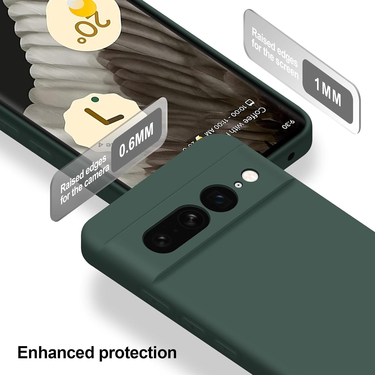 Detalle 2 de Pixel 7 Pro silicone case in green
