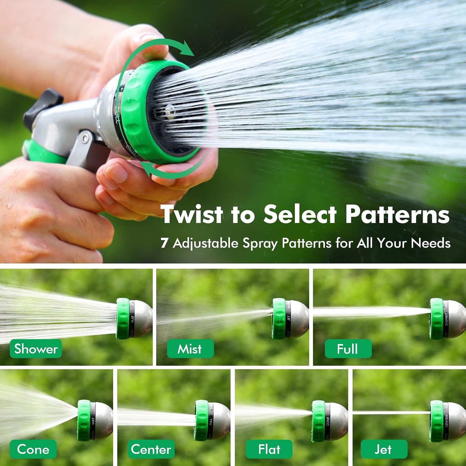 Thumbnail 2 de RESTMO Garden Hose Nozzle 7 Patterns