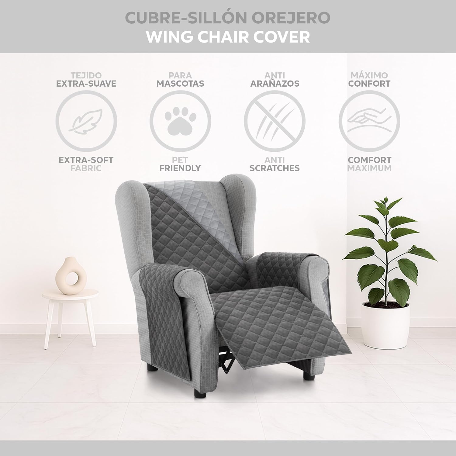 Detalle 2 de Textilhome Malu funda 1 plaza 55 cm