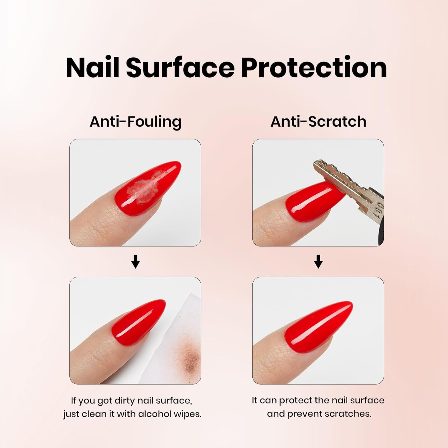 Thumbnail 6 de Beetles 3Pcs 15ml White Gel Nail Polish and No Wipe Gel Top Coat & Base Coat Set