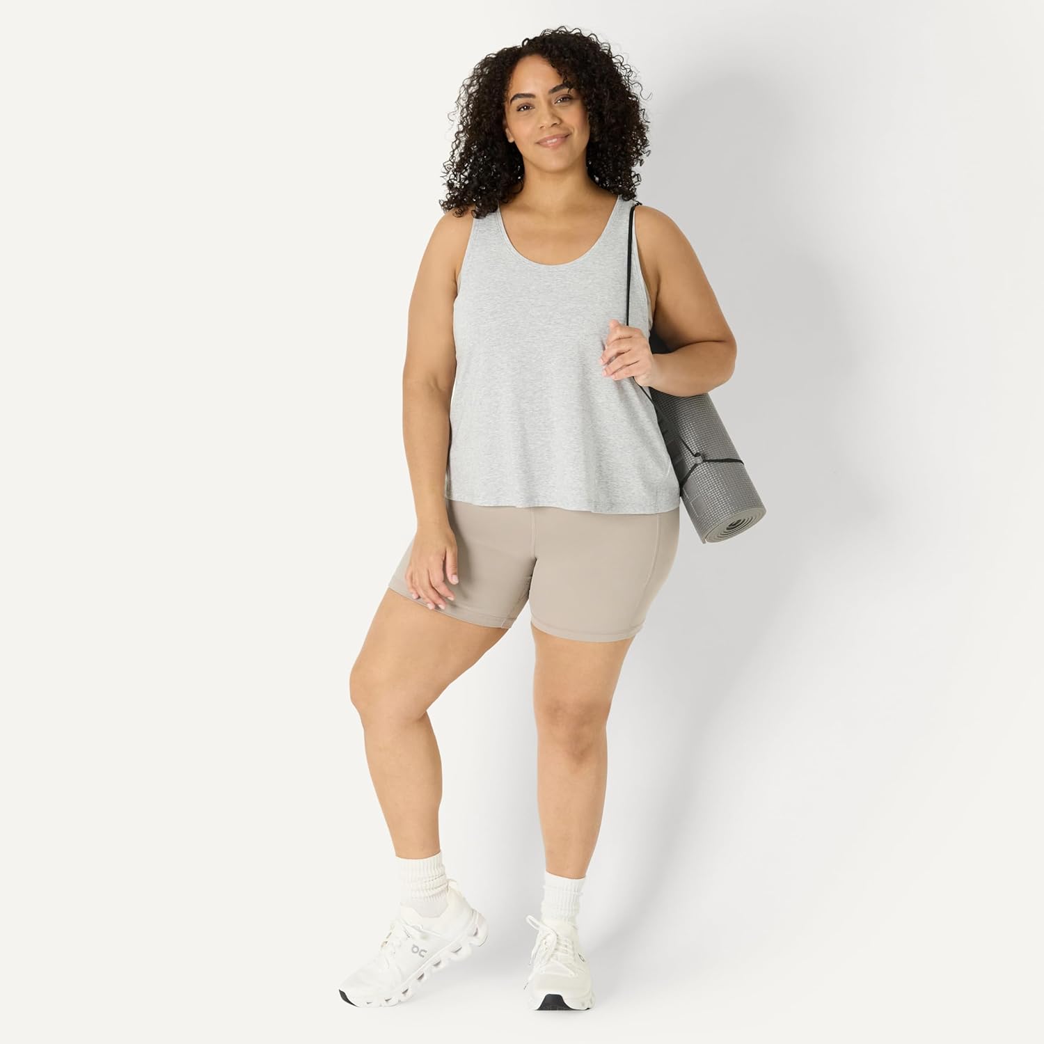 Thumbnail 6 de Leichtes Damen Yoga-Workout-Tanktop mit Relaxed Fit aus Baumwoll-Modal-Mischung