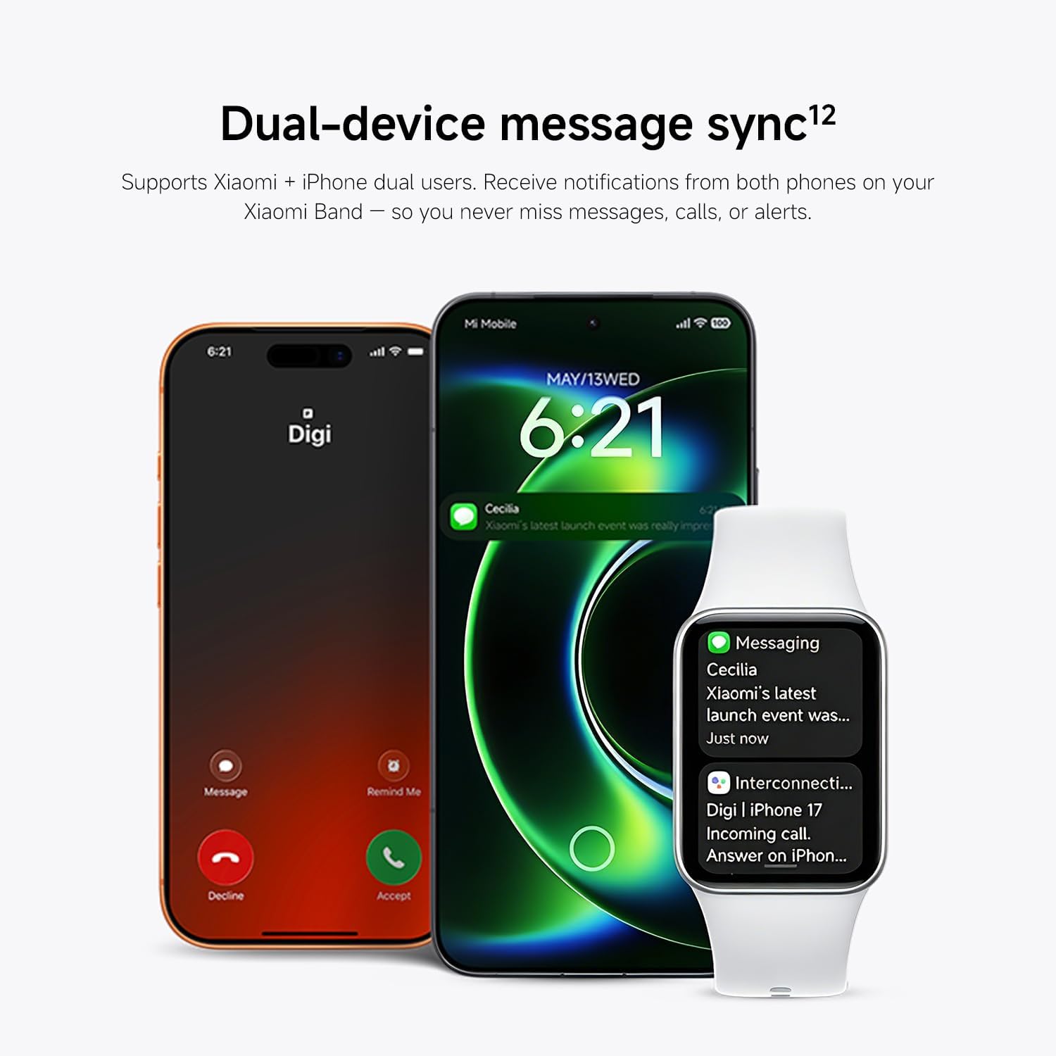 Detalle de XIAOMI Smart Band 10 Pro: Fitness Tracker con display AMOLED da 1,74'', GNSS e autonomia fino a 21 giorni