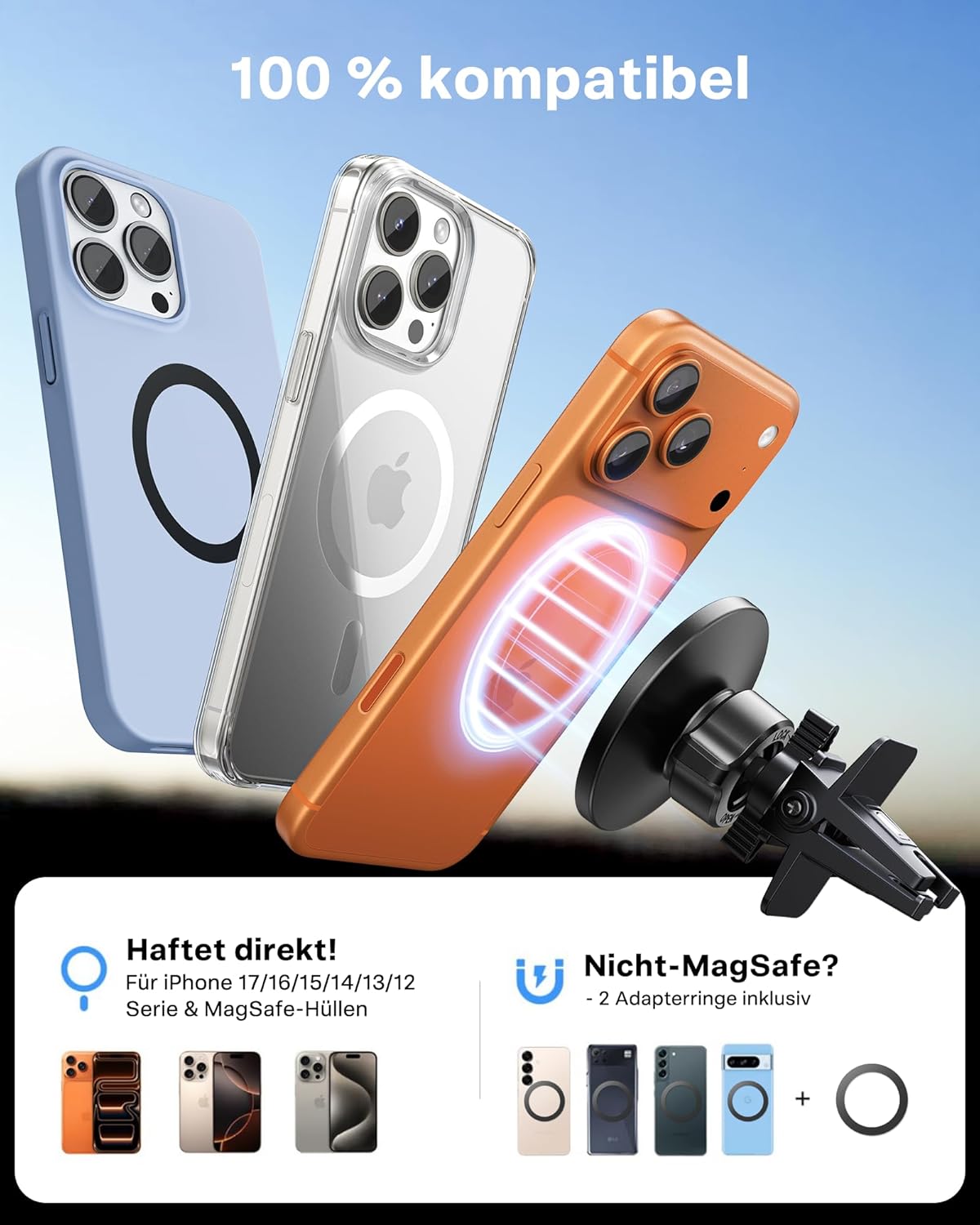 Thumbnail 6 de andobil Magnet Handyhalterung Auto mit 360°