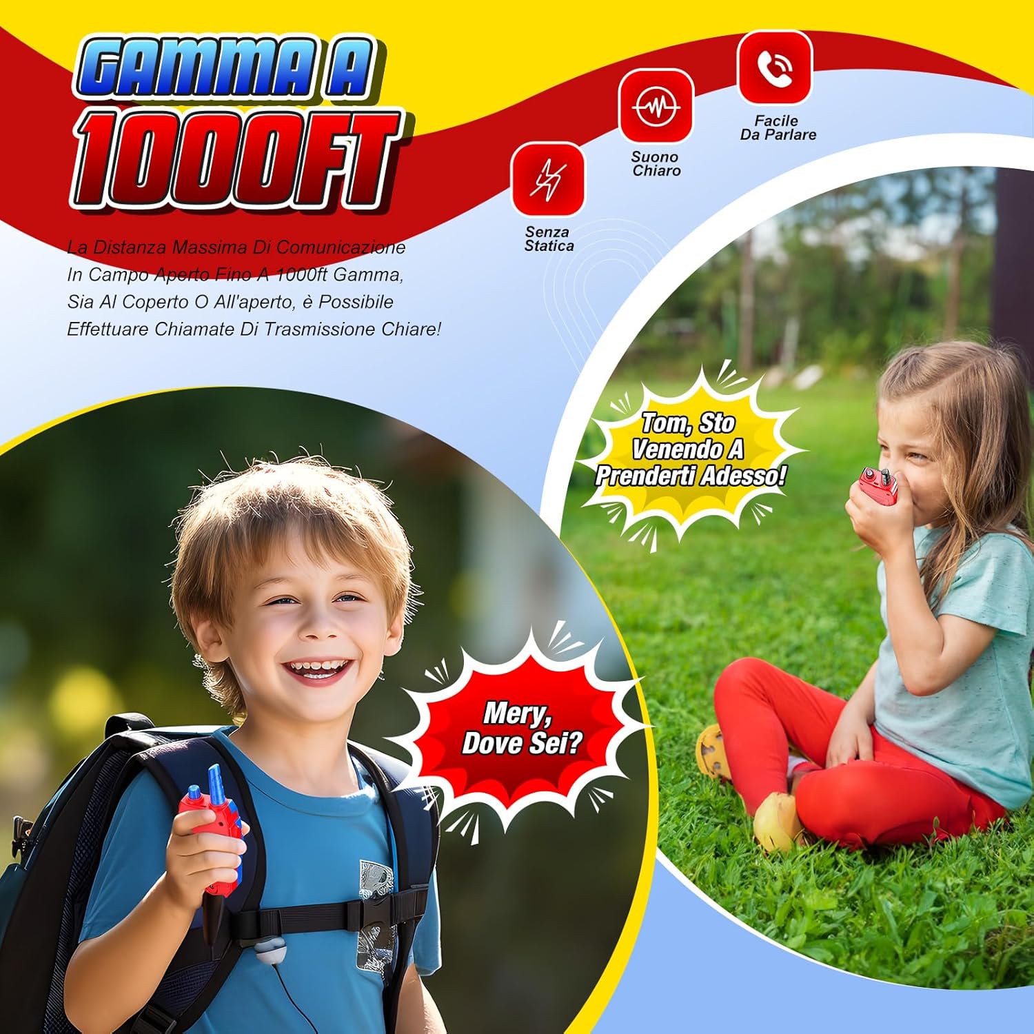 Detalle 2 de Toyokid Walkie-Talkie bambini 70 g