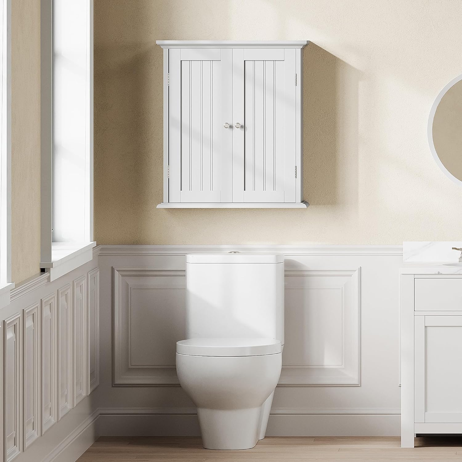 Thumbnail 1 de ChooChoo Bathroom Wall Cabinet: Over-The-Toilet Medicine Cabinet with Adjustable Shelves