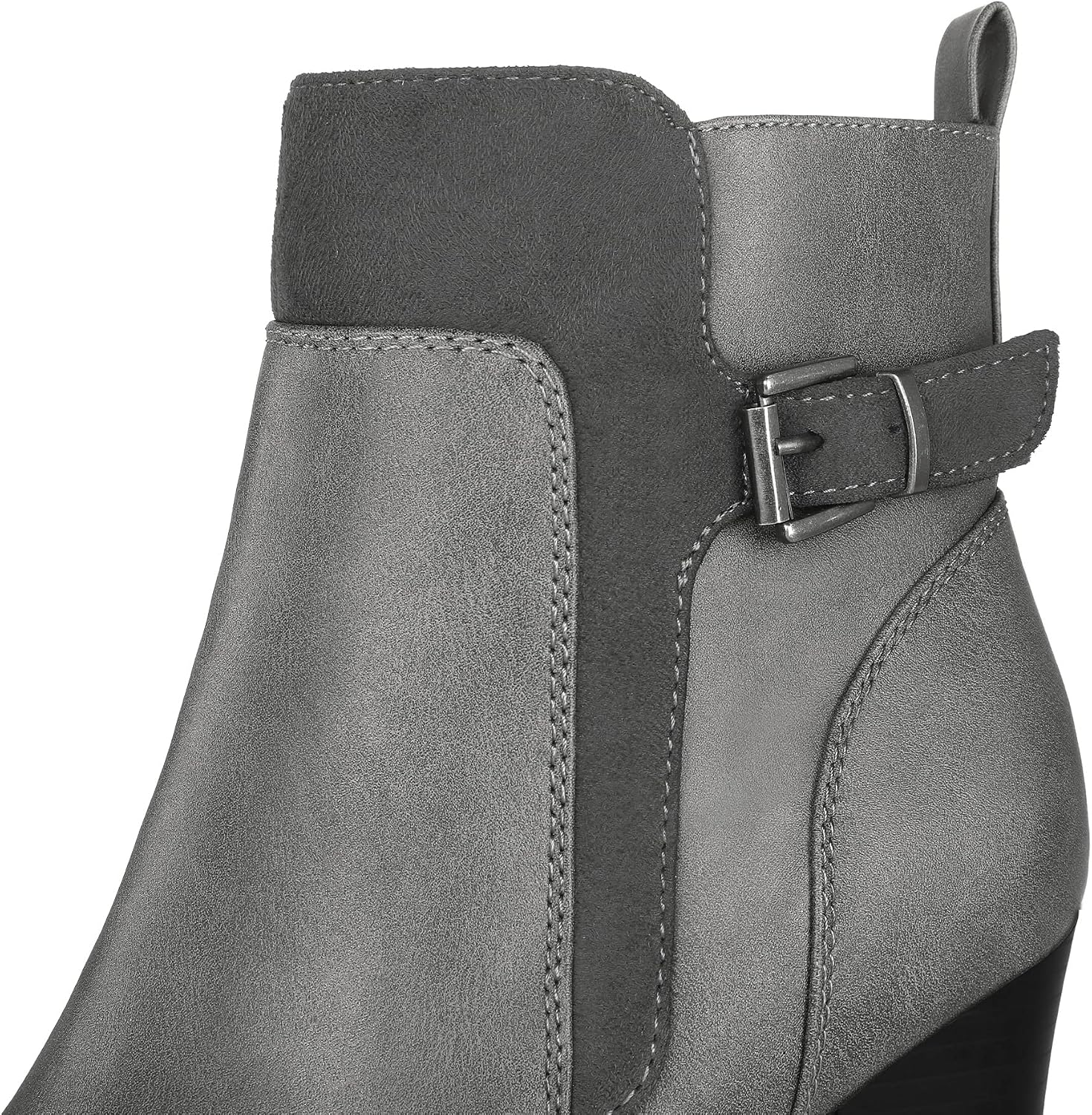 Detalle de Mysoft Women's Ankle Boots, 3.2-Inch Heel