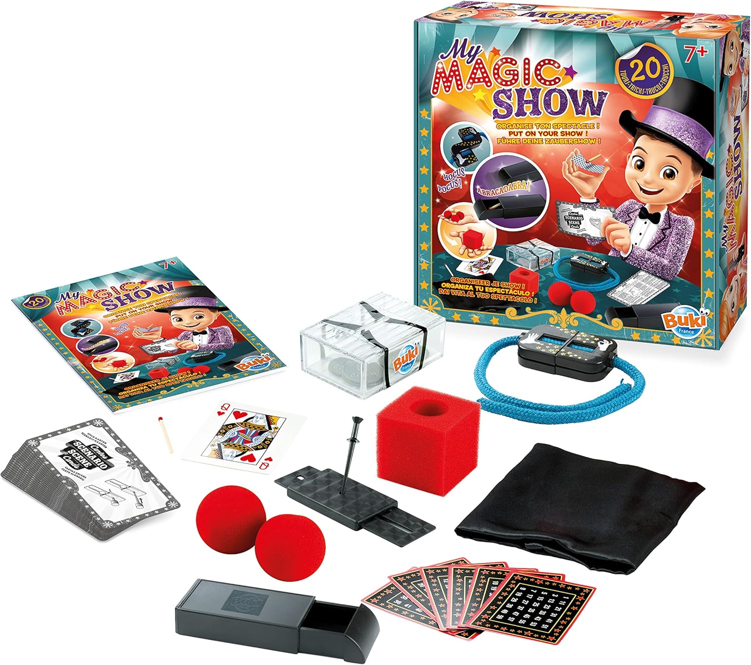 Detalle 2 de Buki - 6060 My Magic Show: coffret de magie pour enfants