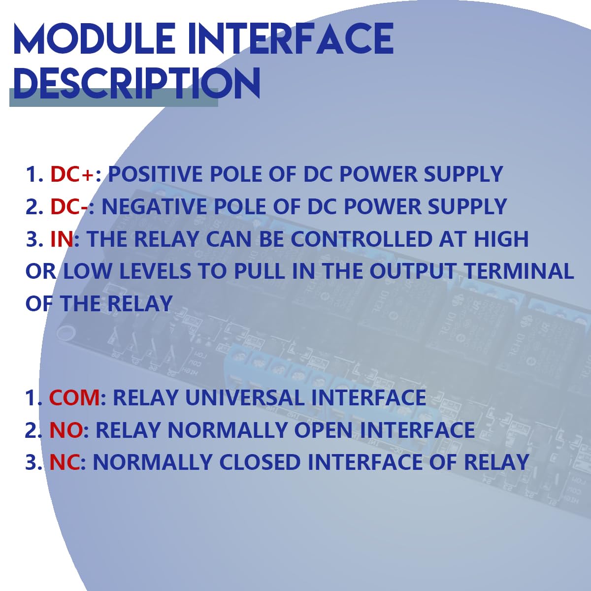 Thumbnail 3 de Innfeeltech Relaismodul 24V 8‑Kanal 🔌
