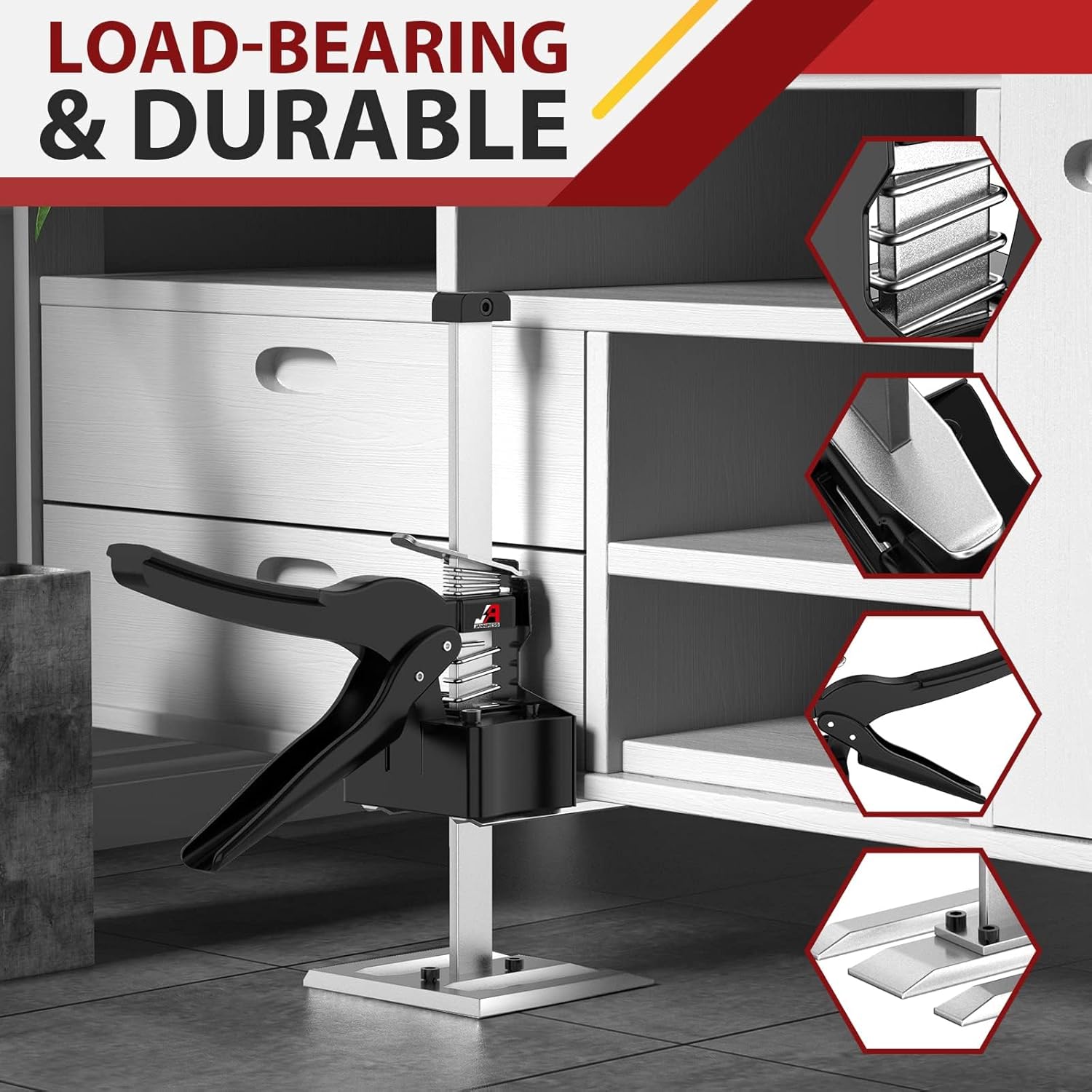 Detalle 2 de JANNIRESS Labor-Saving Jack with 6.69-Inch Lift
