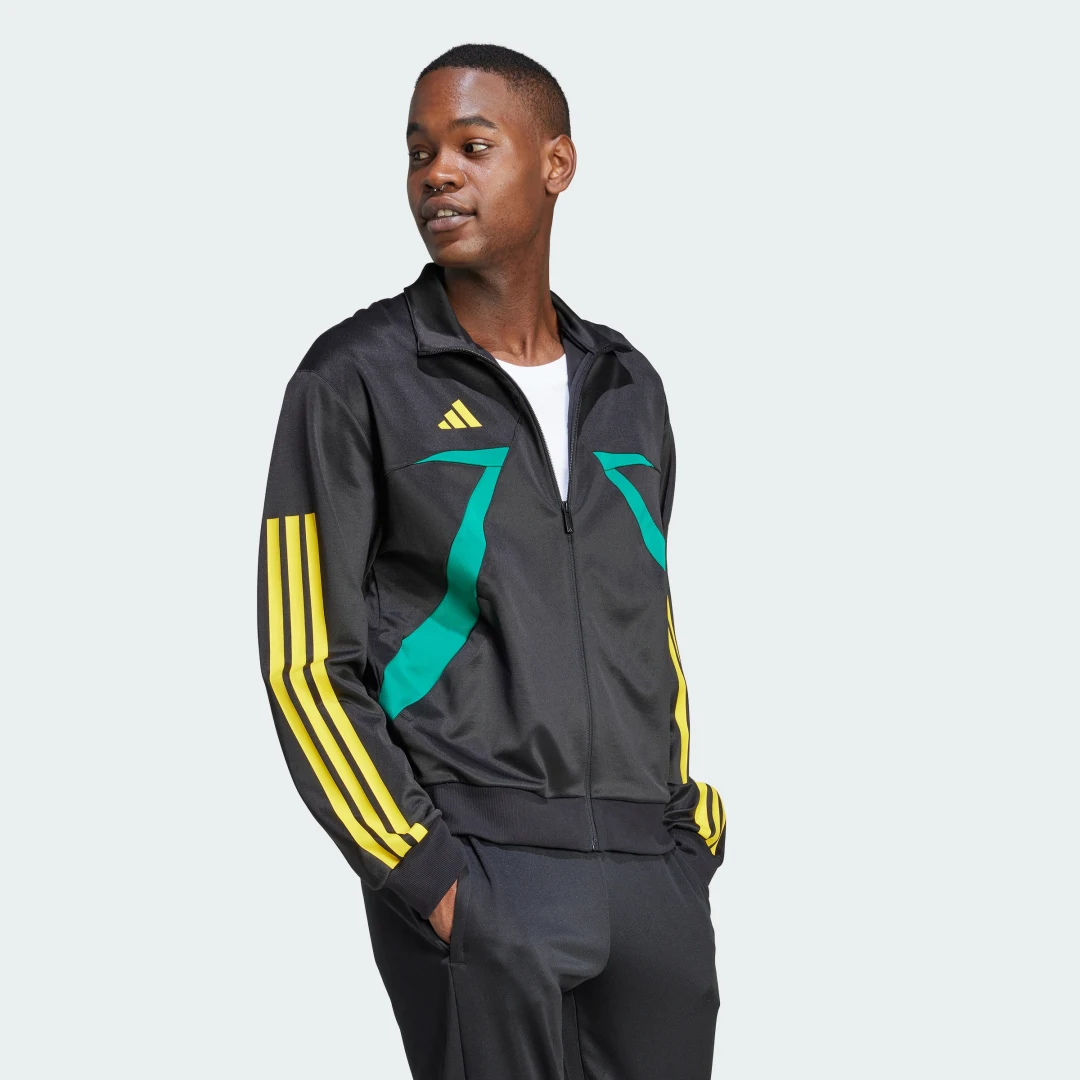 Detalle de Adidas Chaqueta House of Tiro Nations Pack – Negro