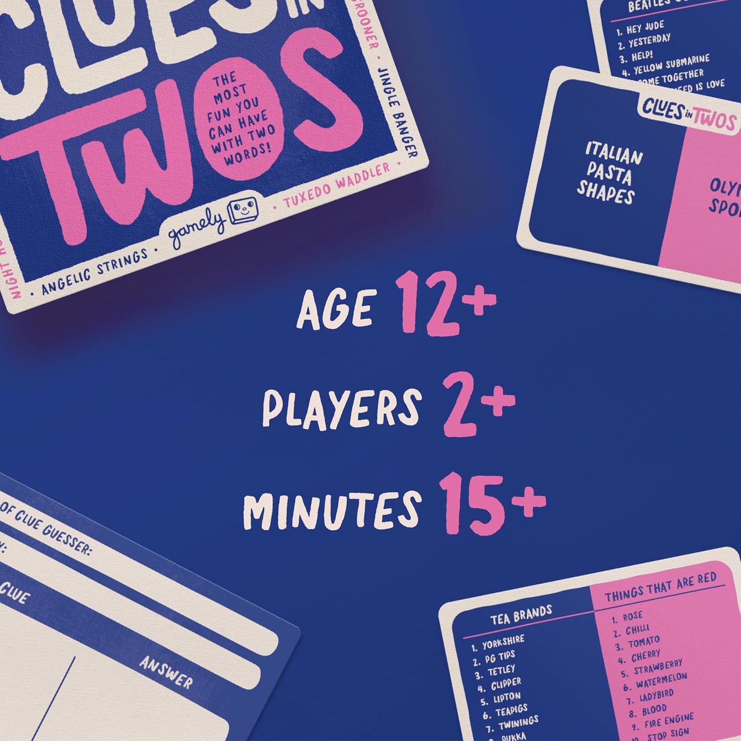 Thumbnail 1 de Clues in Twos party game 2-8 players