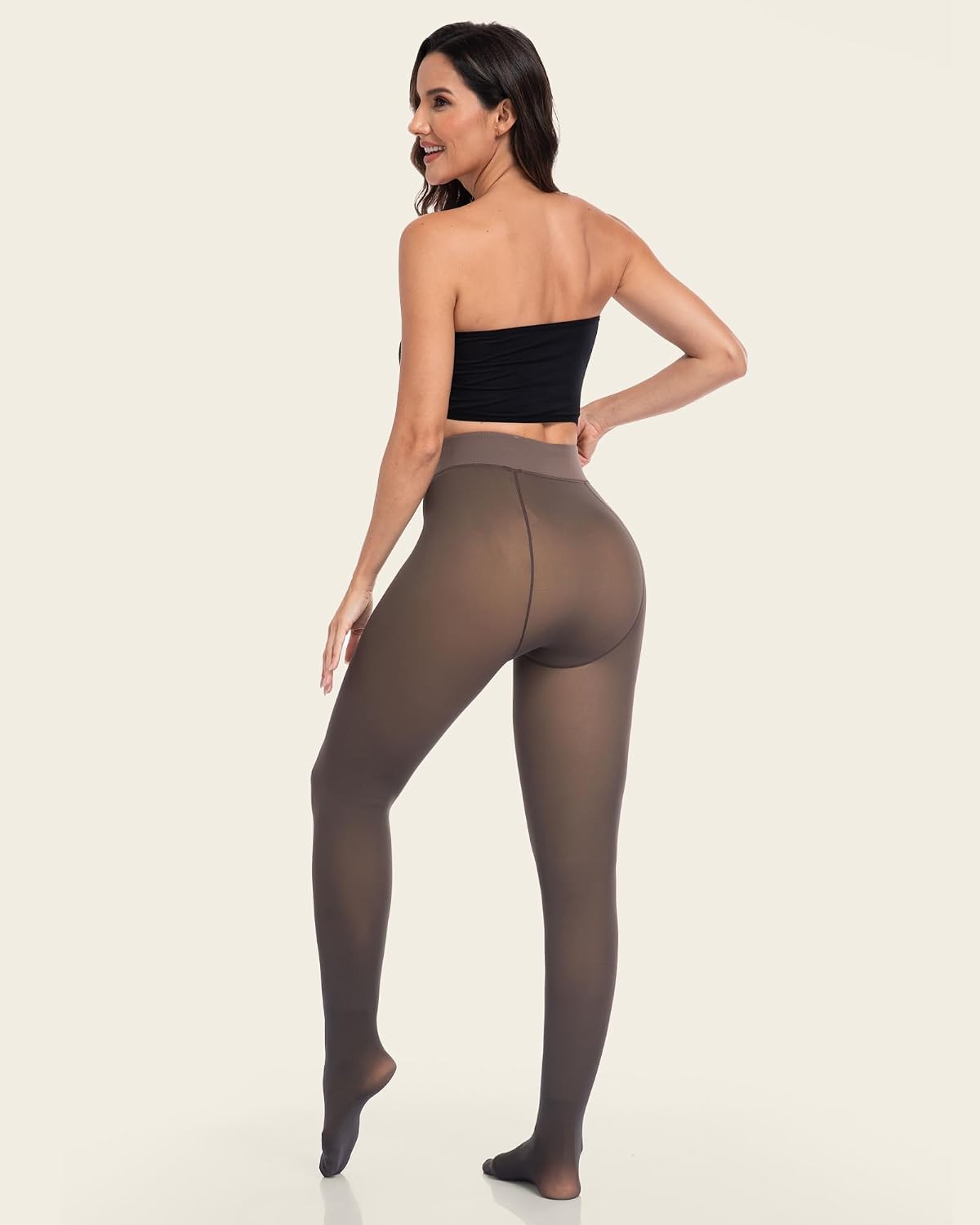 Thumbnail 6 de LZYVOO Fleece-Lined Winter Tights Polyester Blend