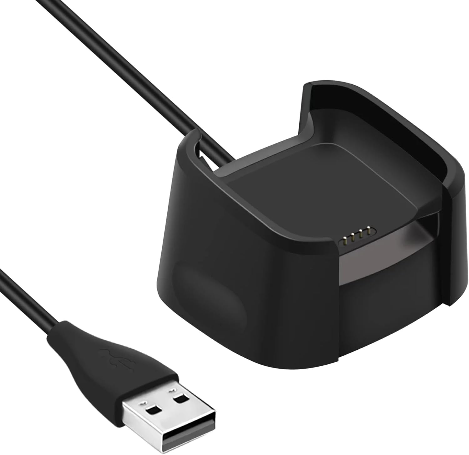 Detalle de Wrist Watch Charging Cable USB 2.0 4-Pin, 1m – Ideal for Travel and Fitbit Versa