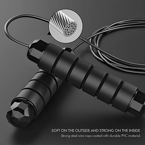 Thumbnail 2 de Loocio Jump Rope with Ball Bearings: Tangle-Free, Adjustable Speed Rope for All Ages