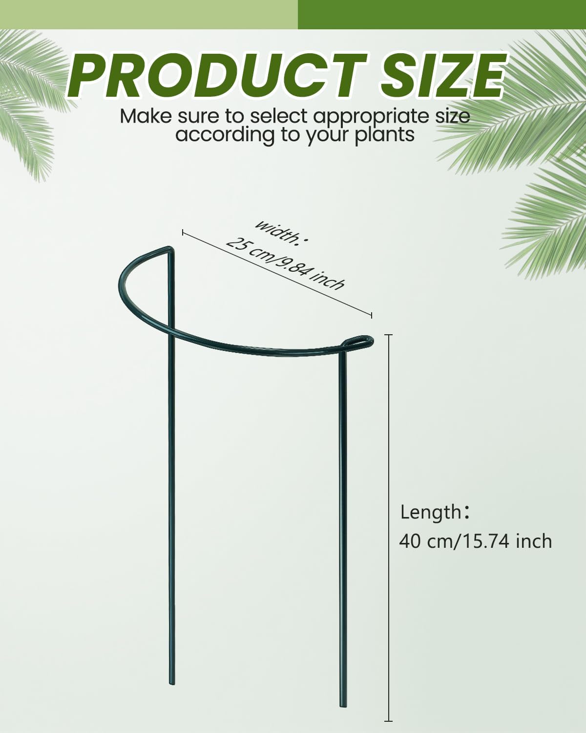 Thumbnail 1 de 10-Pack Heavy-Duty Plant Support Stakes by Garden Sage