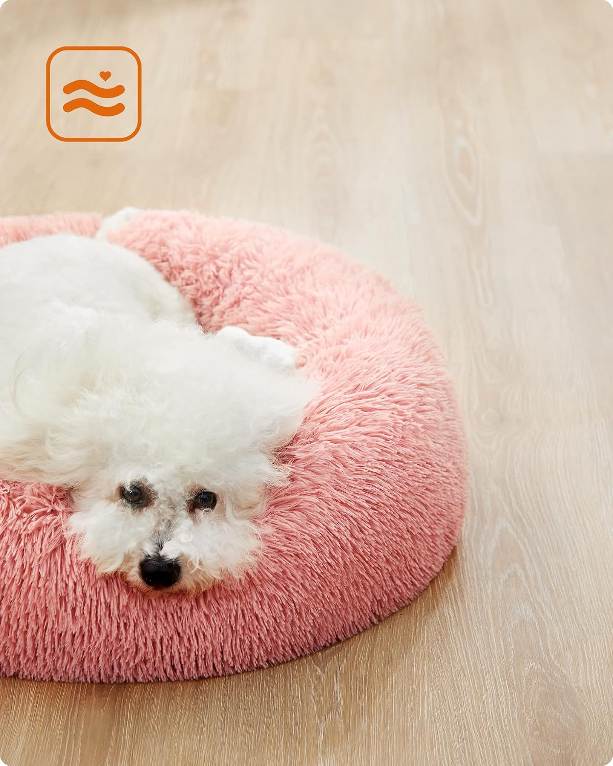 Detalle de Feandrea PGW039P01 Hundebett 70 cm Donut rosa