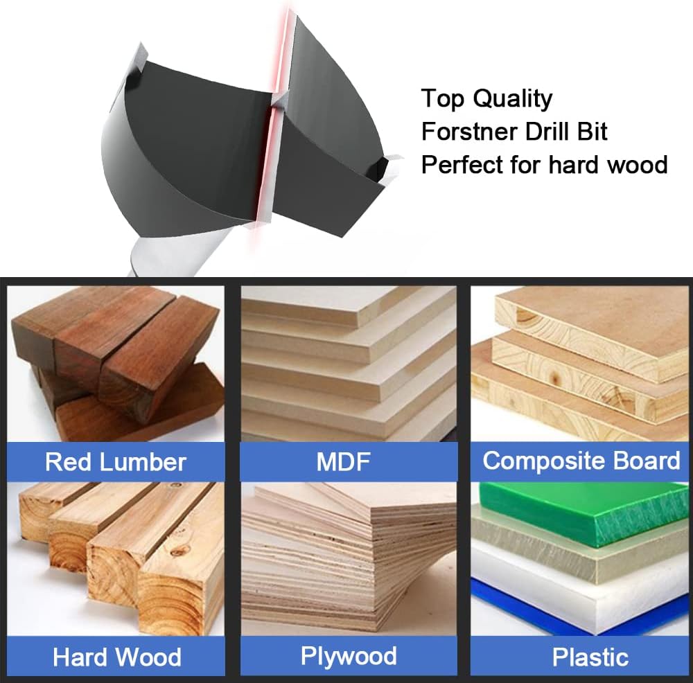 Thumbnail 6 de Wolframstahl Forstnerbohrer 15 mm – ASNOMY Topfbohrer für Holz & Hartholz